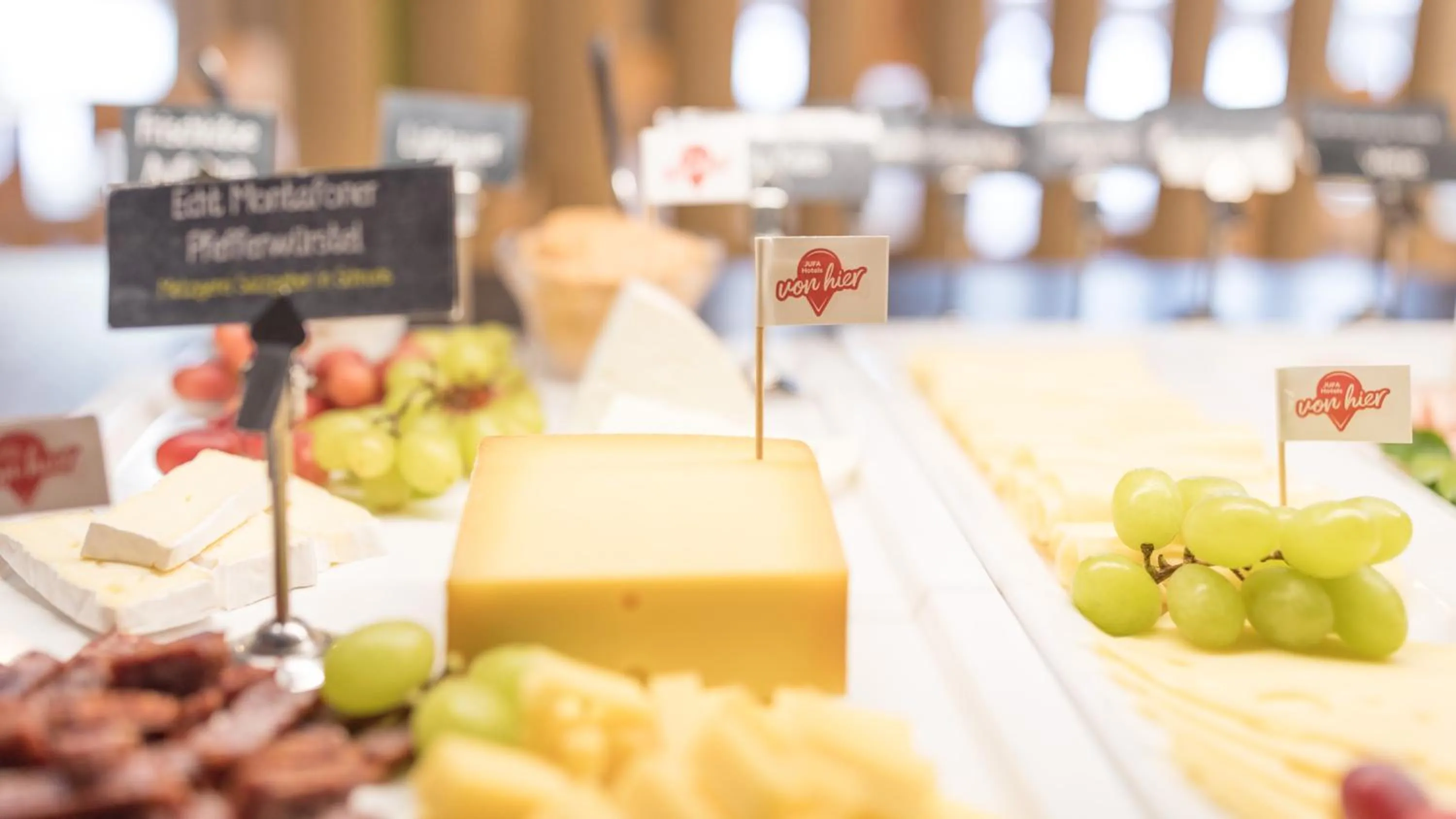 Buffet breakfast in JUFA Hotel Montafon