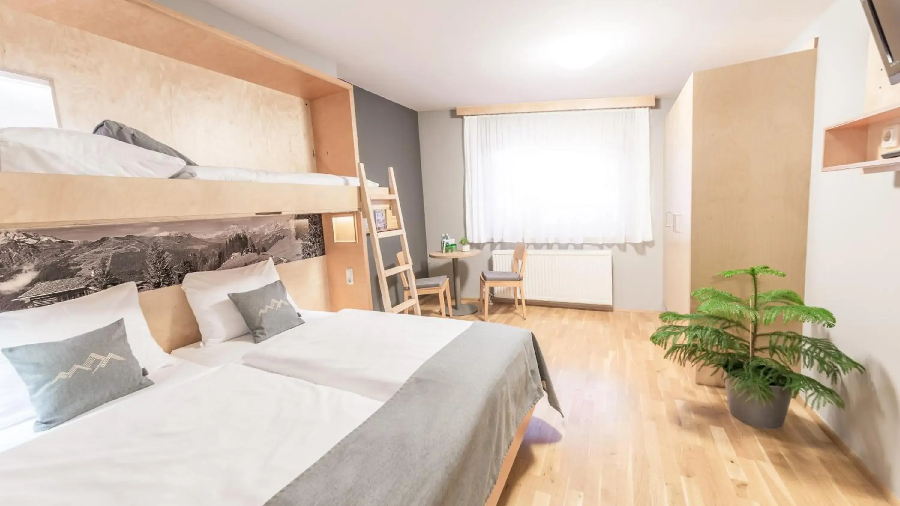 Triple Room in JUFA Hotel Montafon Triple Room in JUFA Hotel Montafon