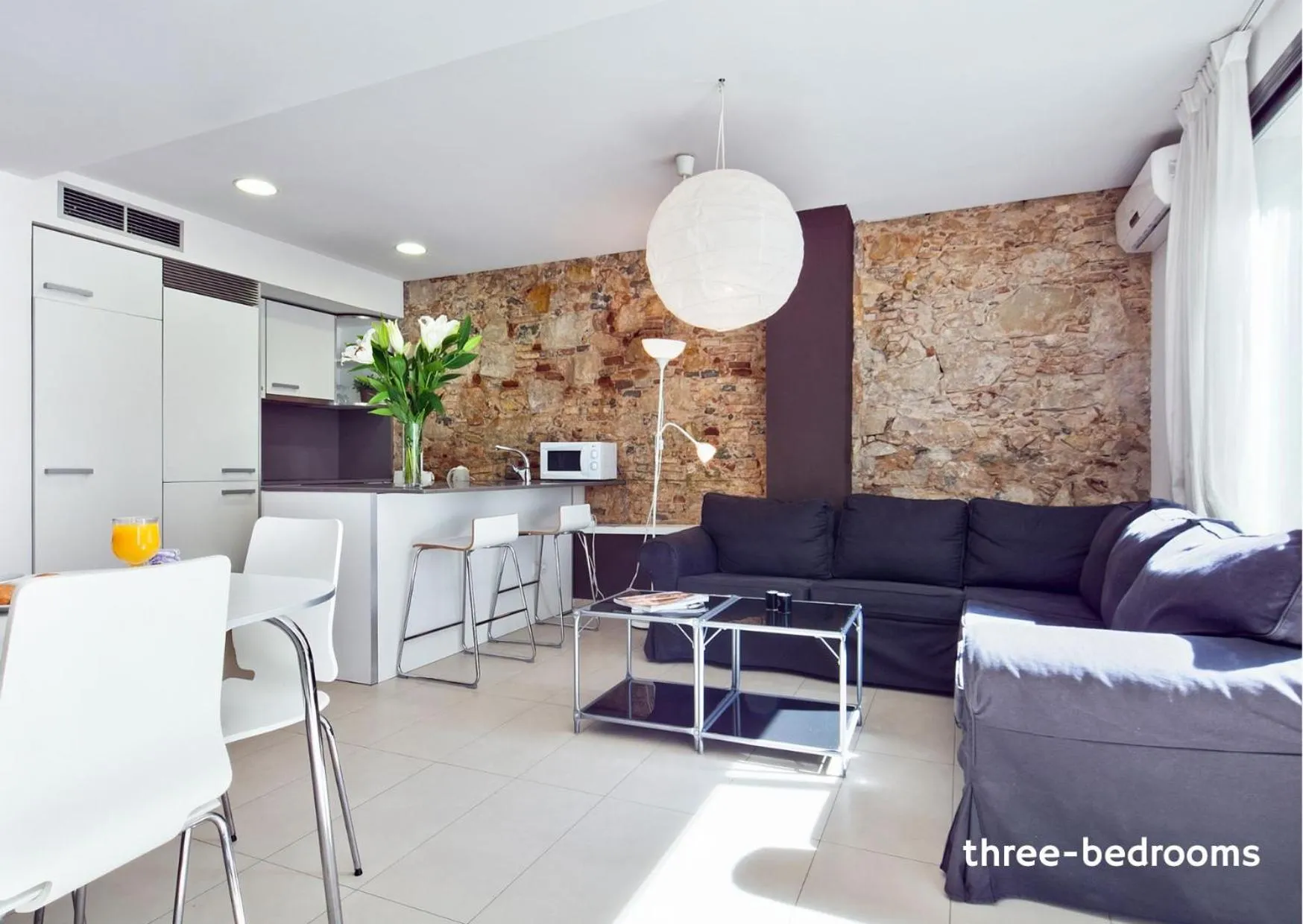 Kitchen or kitchenette in Inside Barcelona Apartments Sants