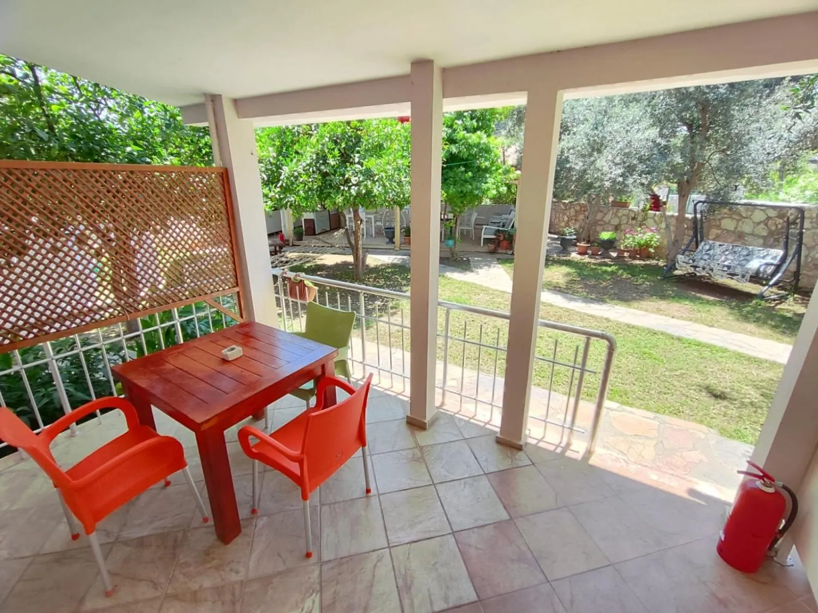 Balcony/Terrace in Bucak Apart Hotel Göcek & Beach