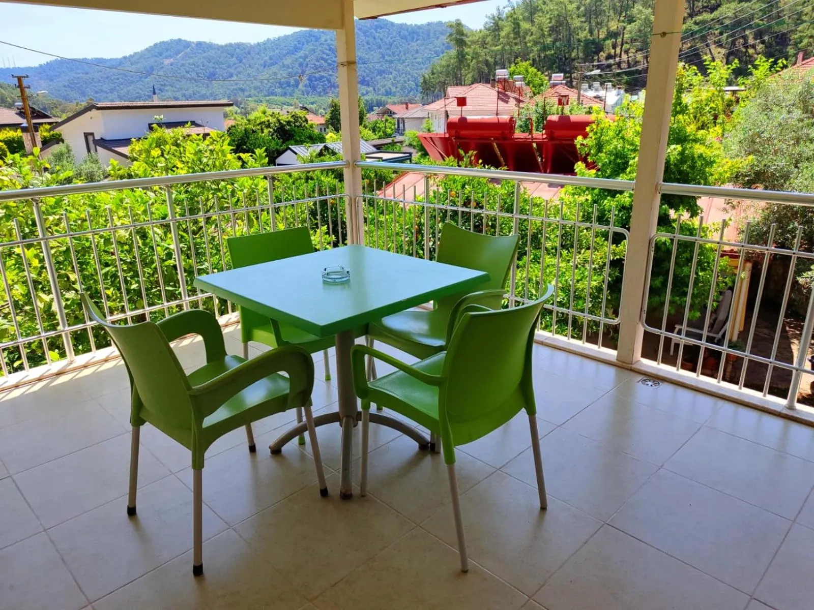 Balcony/Terrace in Bucak Apart Hotel Göcek & Beach