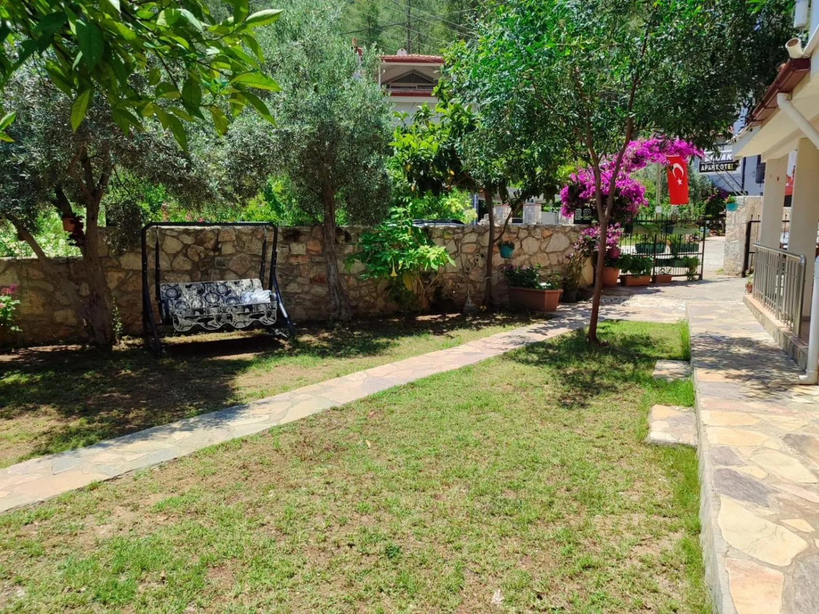 Garden in Bucak Apart Hotel Göcek & Beach