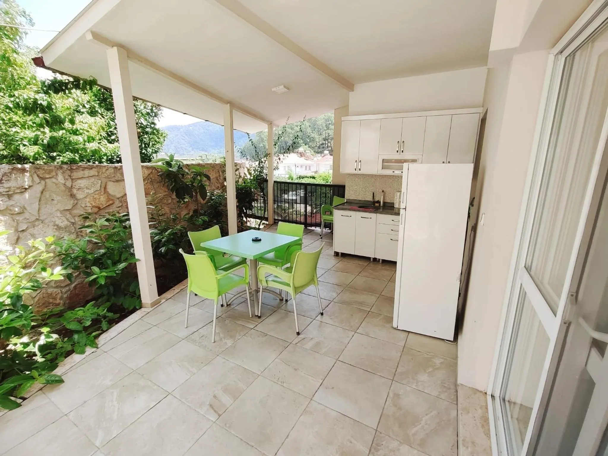 Patio in Bucak Apart Hotel Göcek & Beach