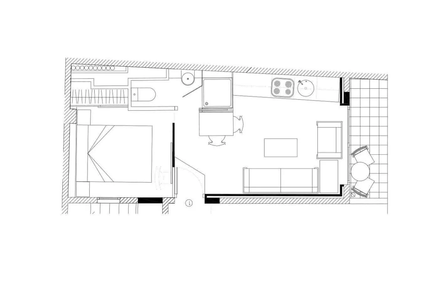 Floor plan in Inside Barcelona Apartments Esparteria