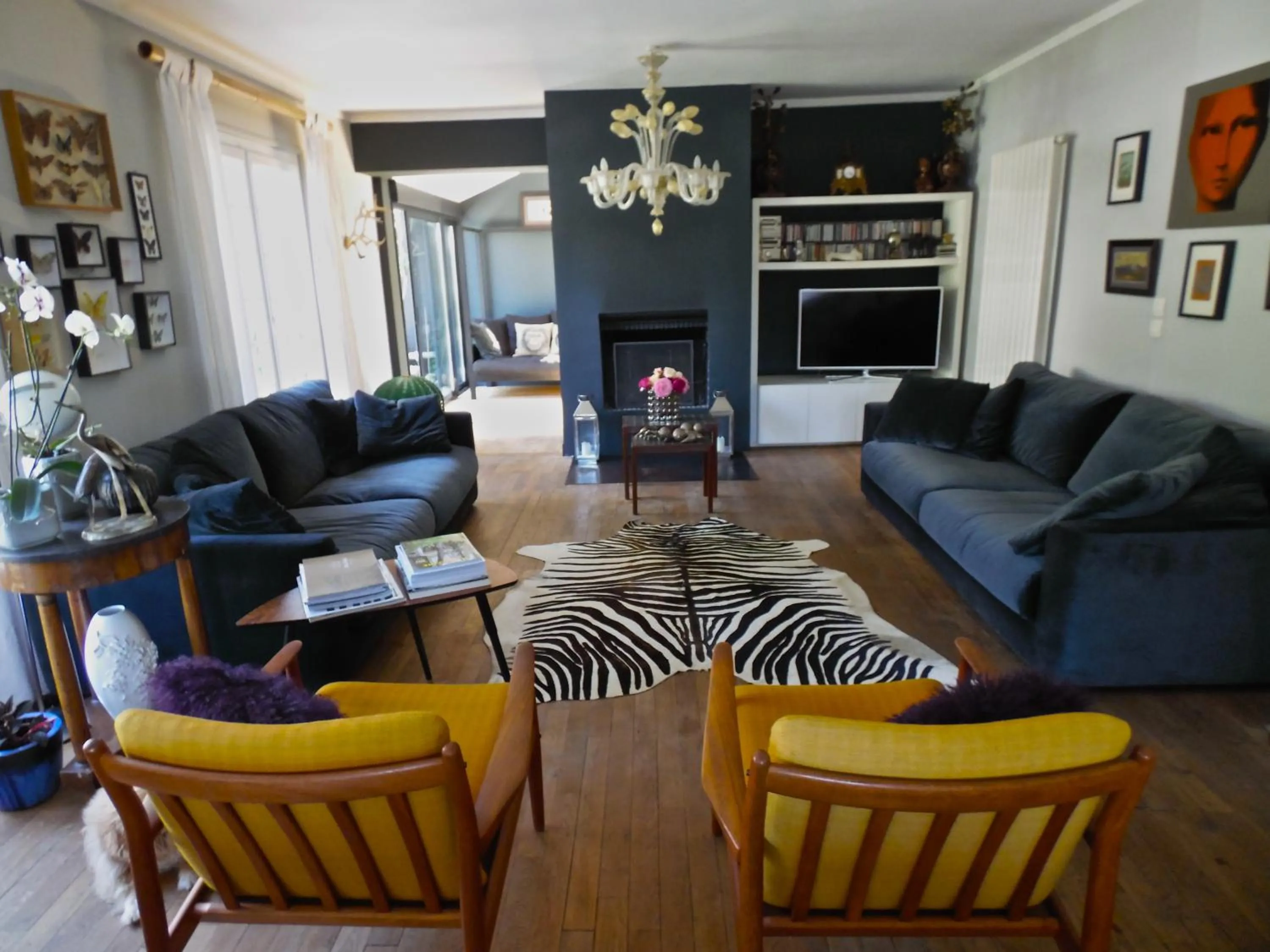 Communal lounge/ TV room in Bed & Breakfast La Clepsydre