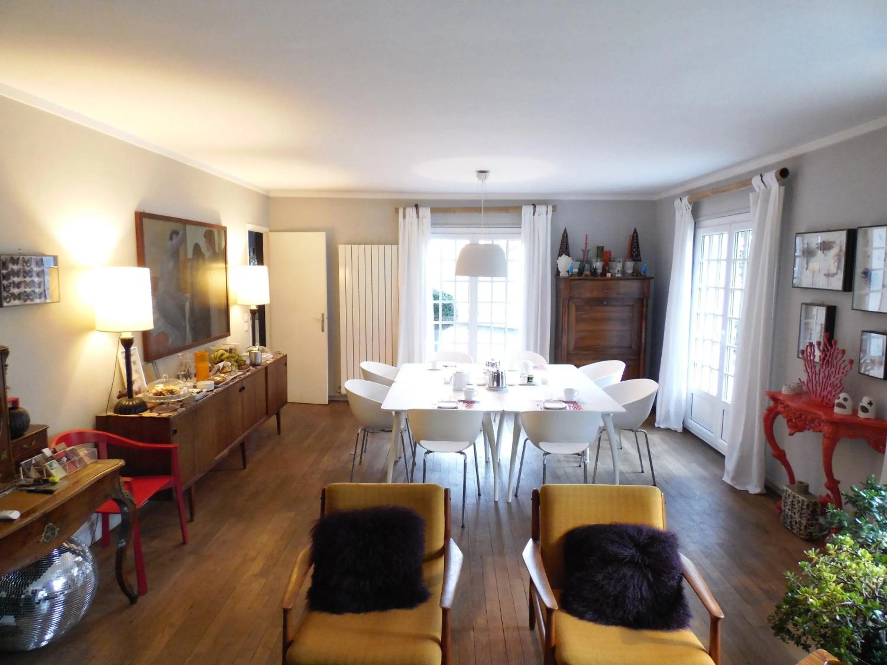 Dining area in Bed & Breakfast La Clepsydre