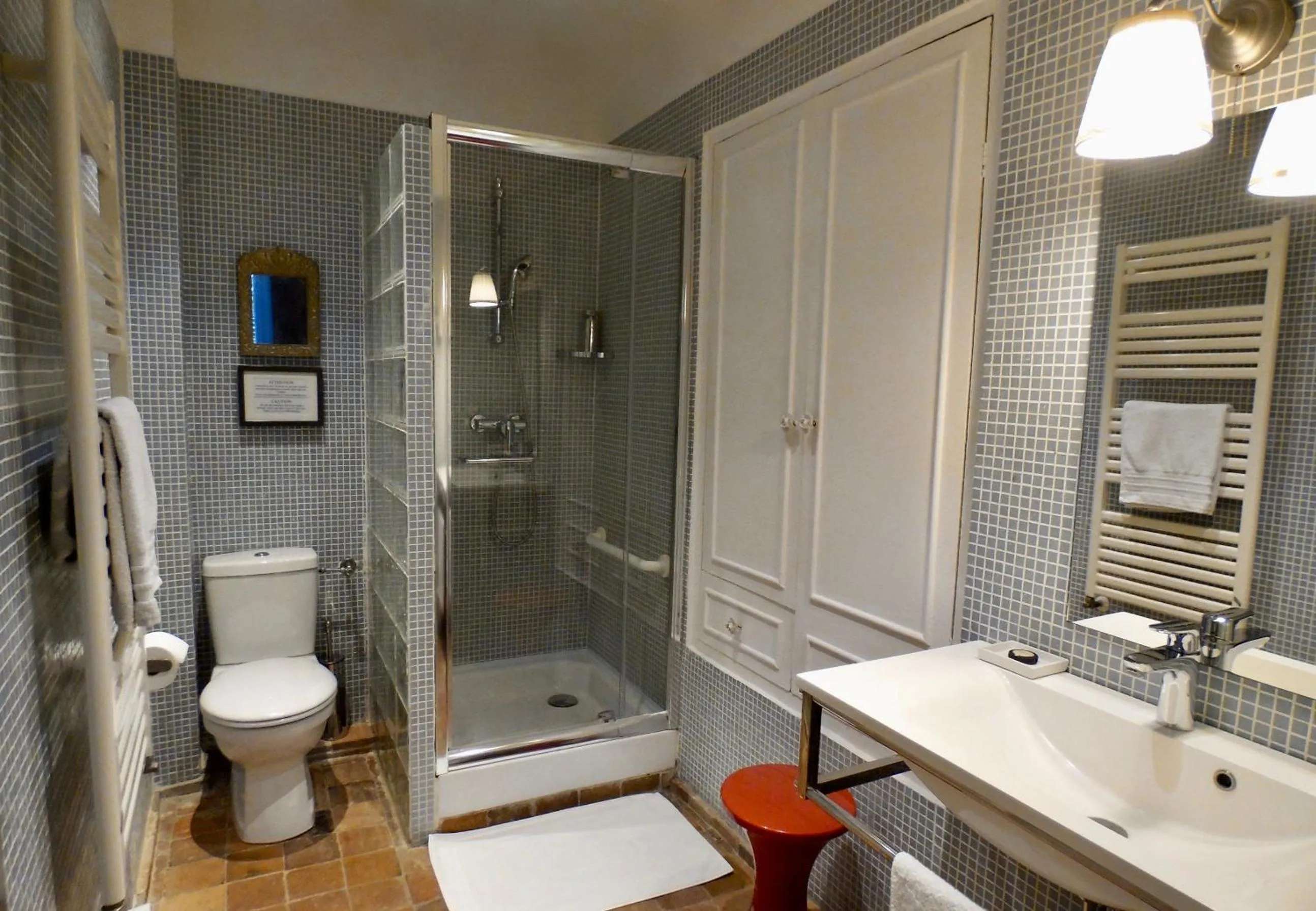 Bathroom in Bed & Breakfast La Clepsydre