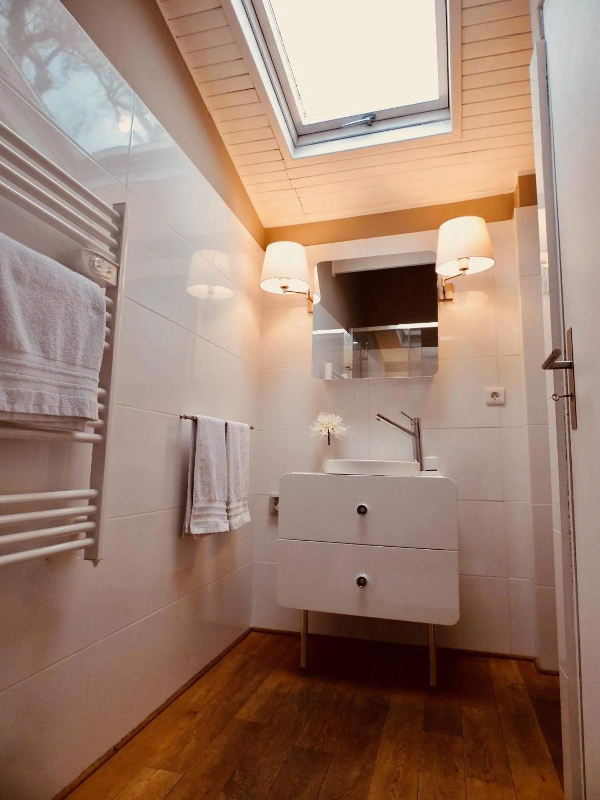 Bathroom in Bed & Breakfast La Clepsydre