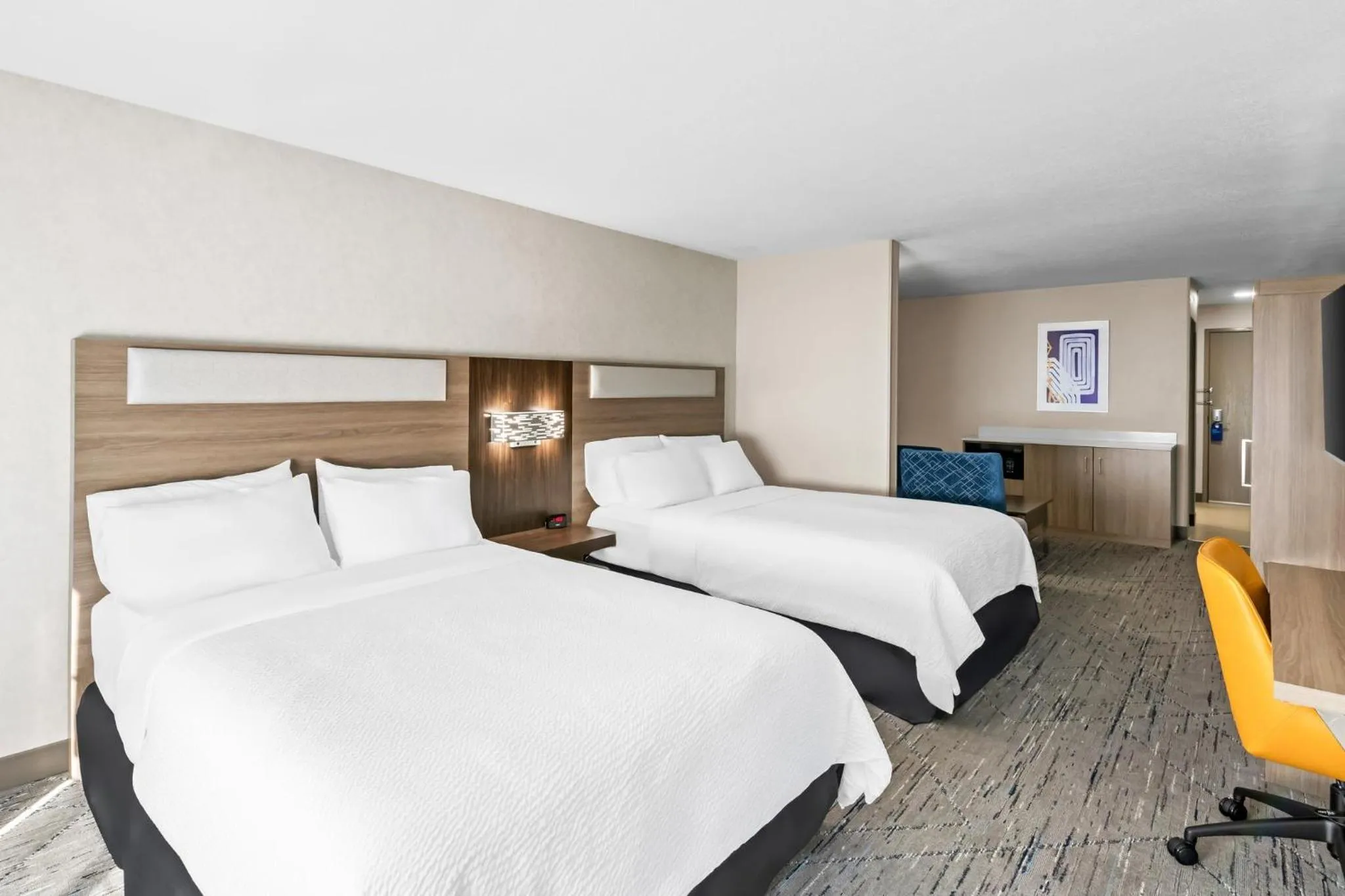 Photo of the whole room, Bed in Holiday Inn Express Hotel & Suites Council Bluffs - Convention Center Area by IHG