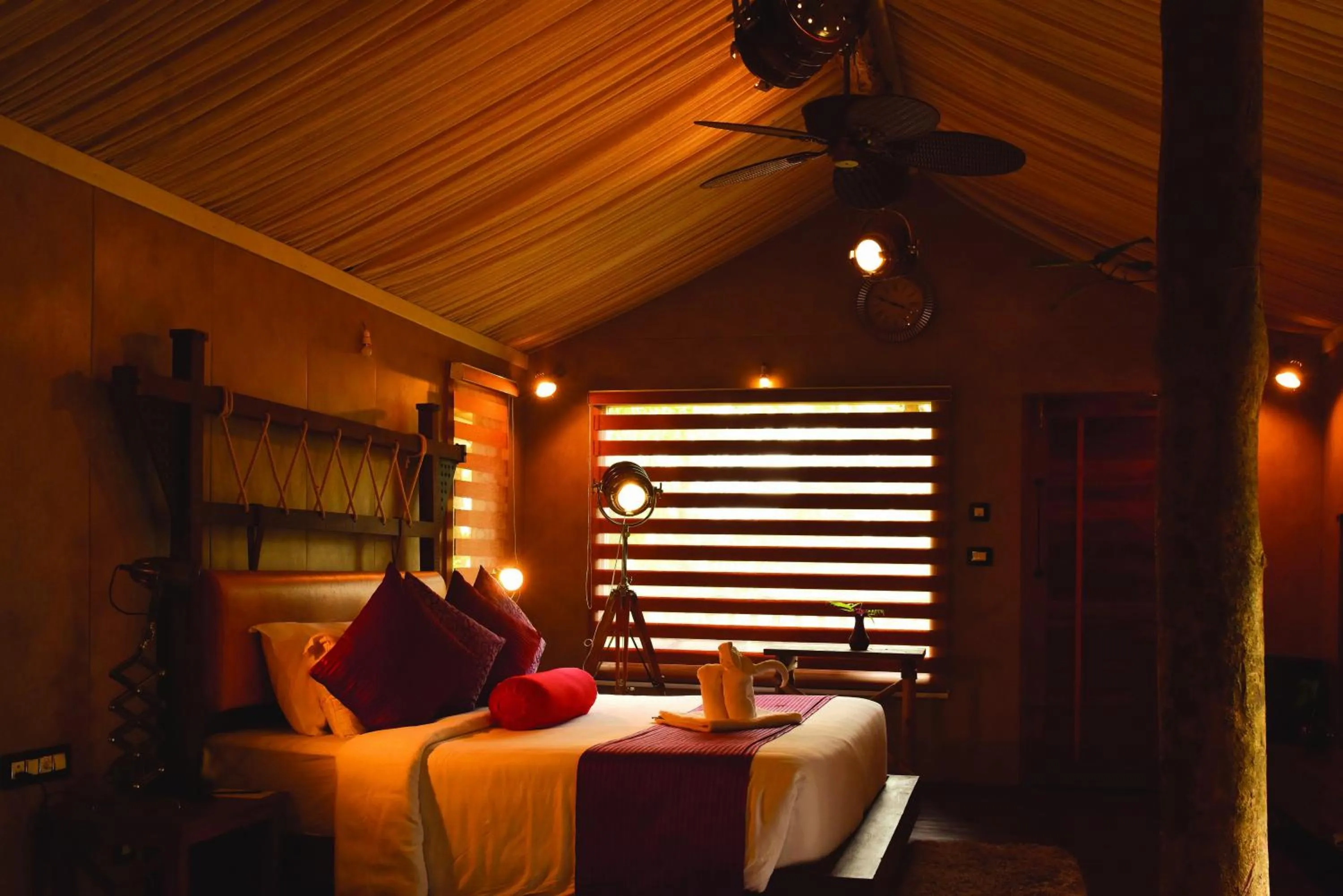 Living room, Bed in Wild Planet Jungle Resort