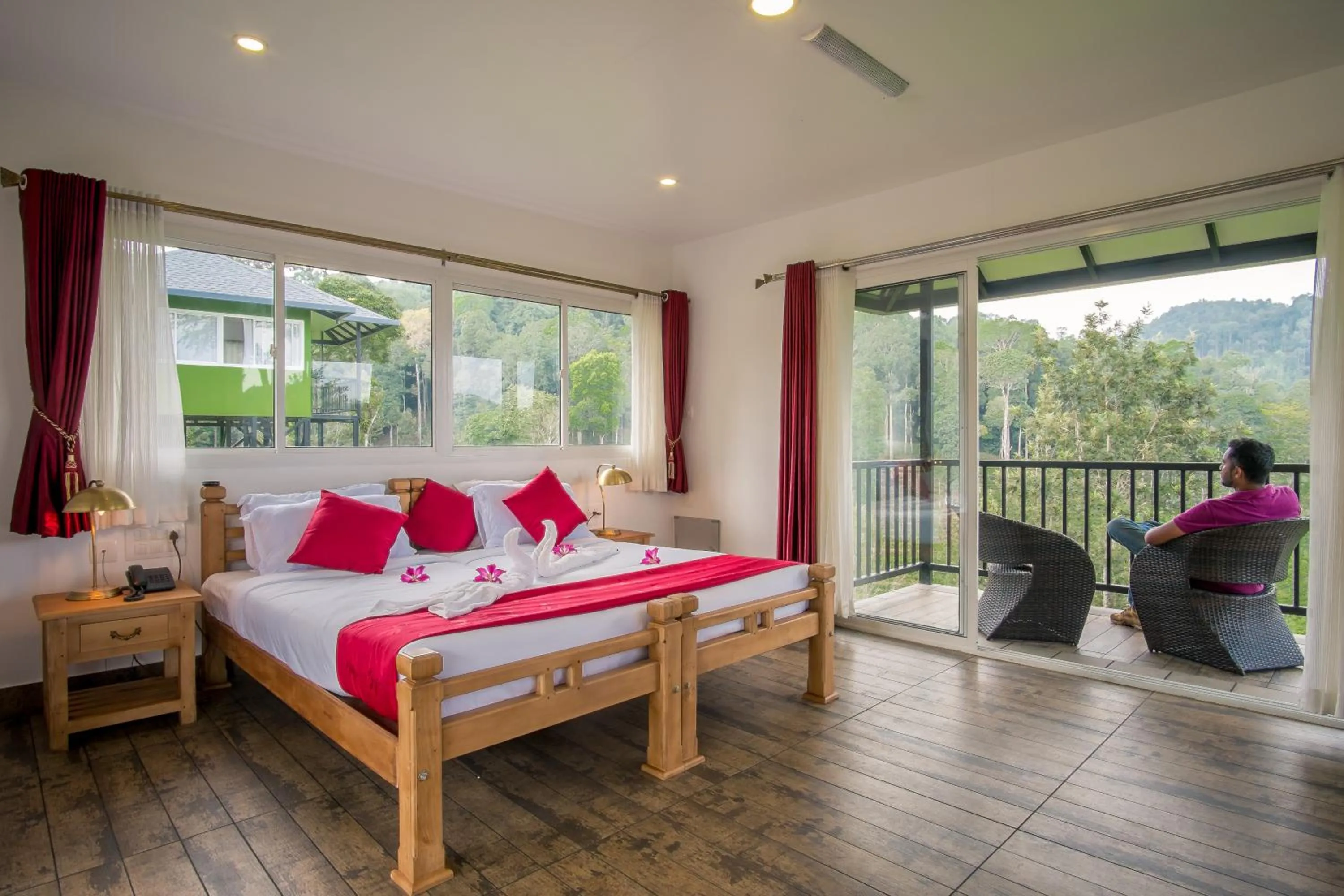 Photo of the whole room, Bed in Wild Planet Jungle Resort