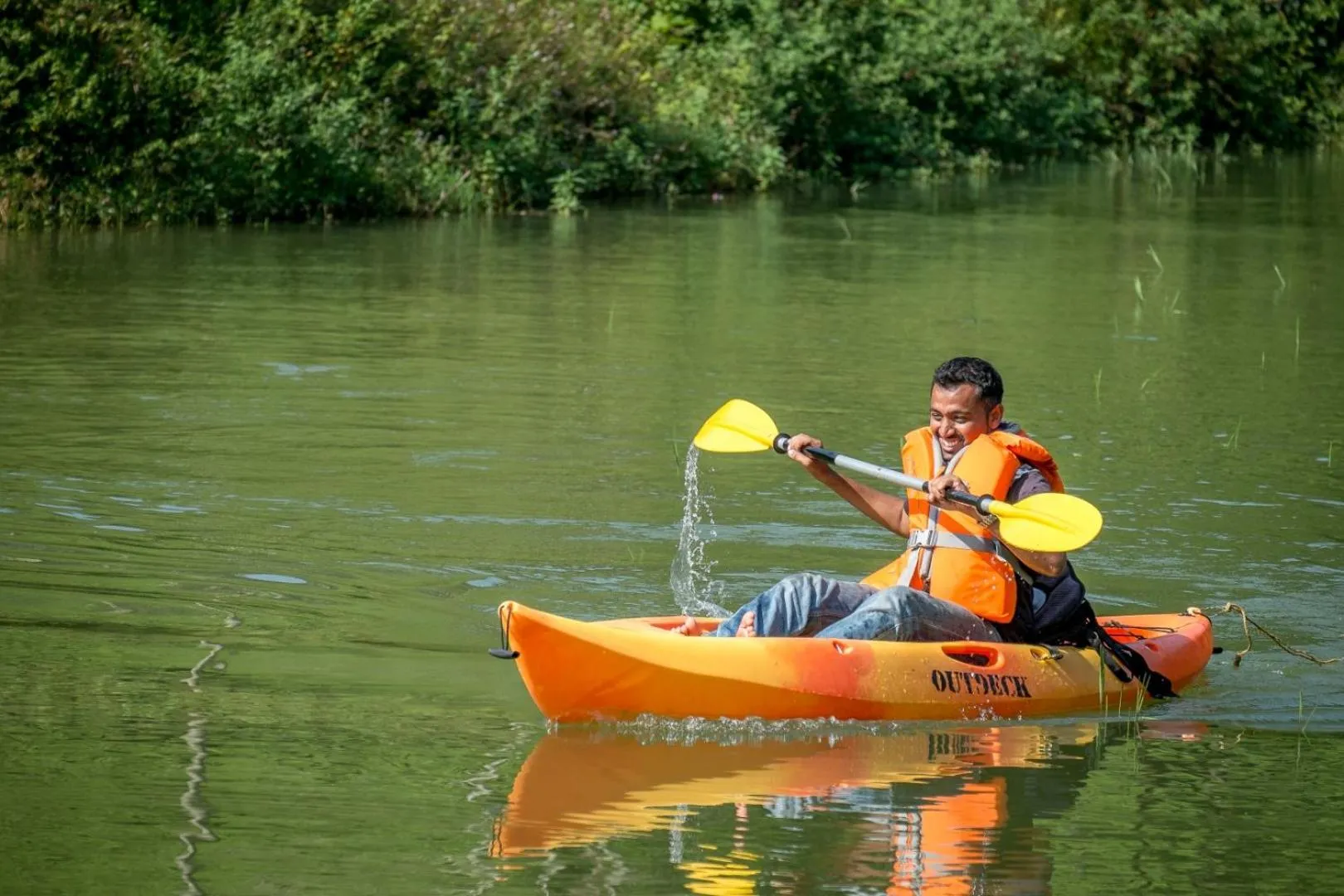 Canoeing in Wild Planet Jungle Resort