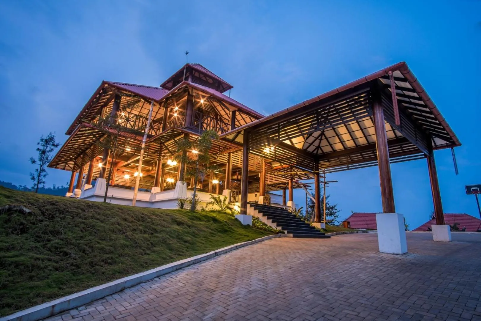 Facade/entrance in Wild Planet Jungle Resort