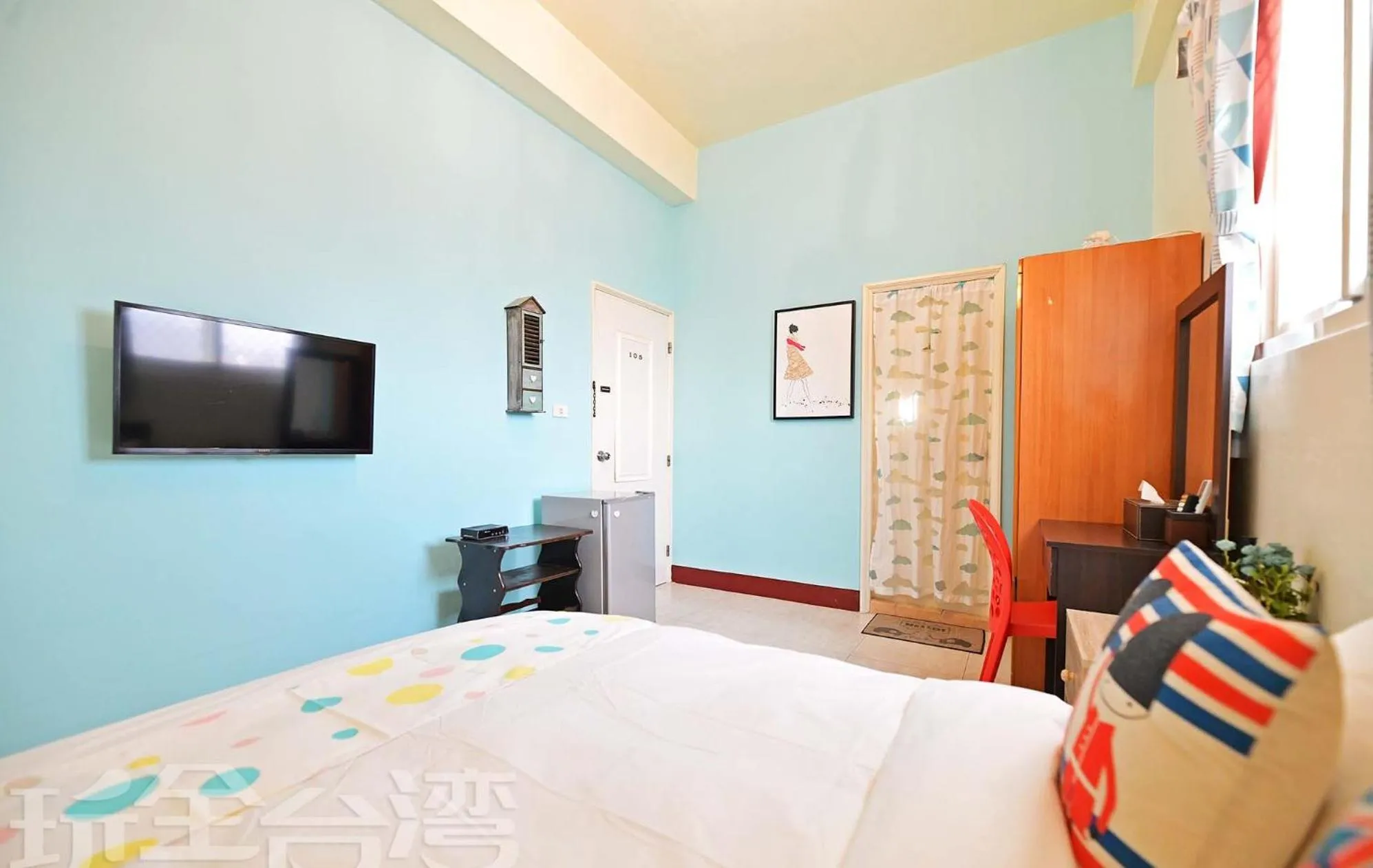 TV and multimedia, Bed in Yan Hai De Dai B&B
