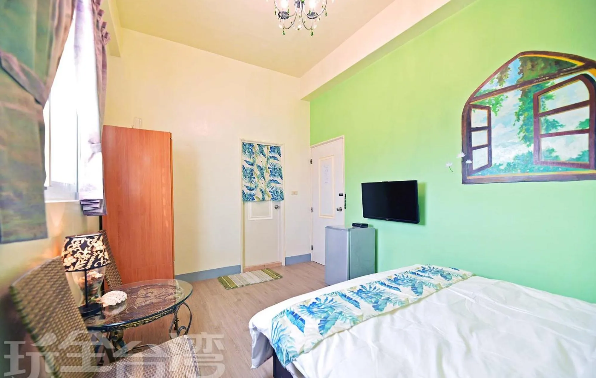 TV and multimedia, Bed in Yan Hai De Dai B&B