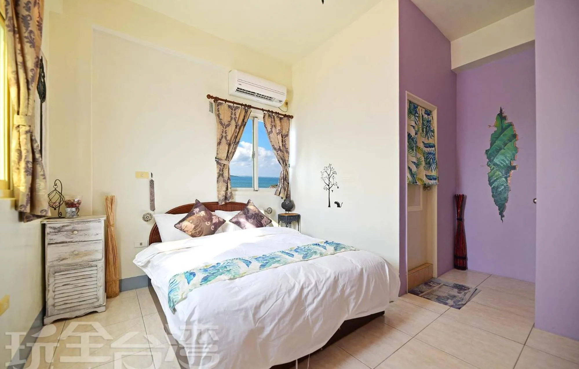 Bed in Yan Hai De Dai B&B