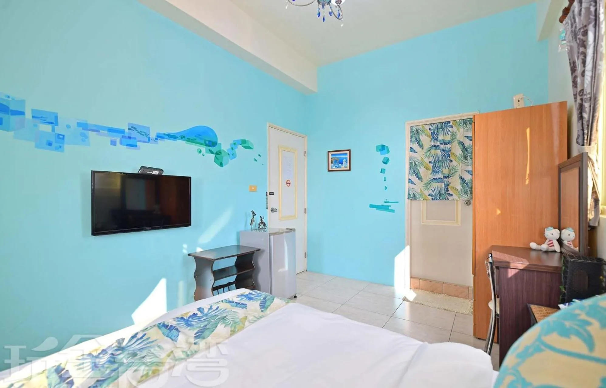 TV and multimedia, Bed in Yan Hai De Dai B&B