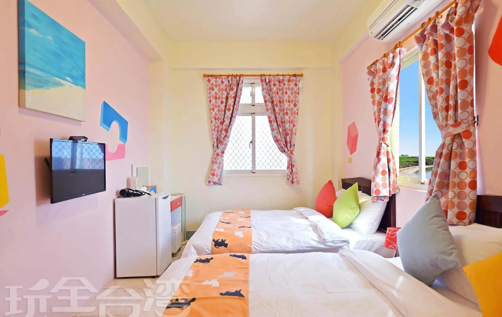 TV and multimedia, Bed in Yan Hai De Dai B&B