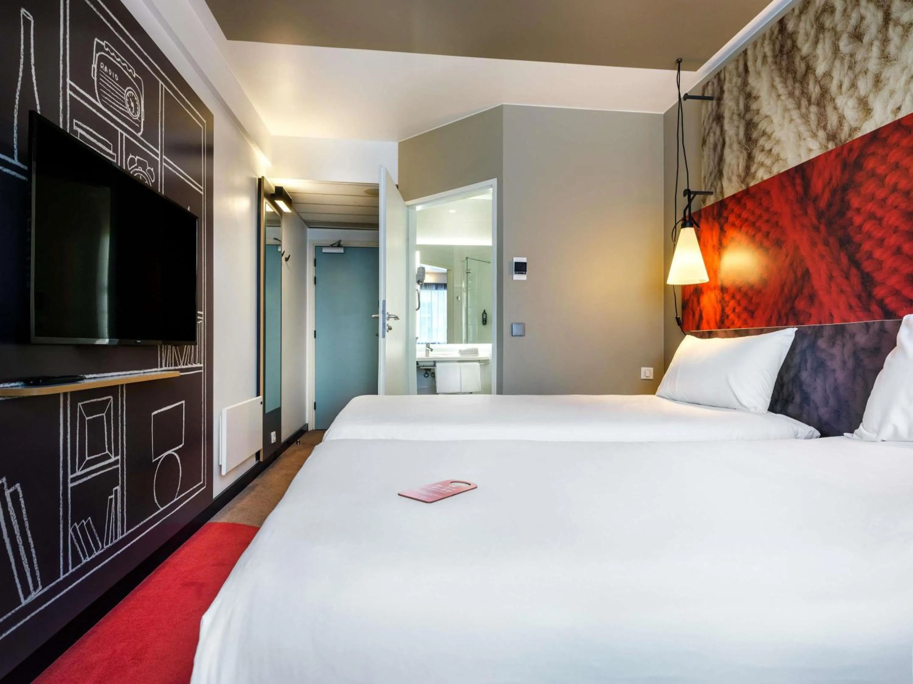 Bedroom, Bed in Hotel Ibis Krakow Centrum