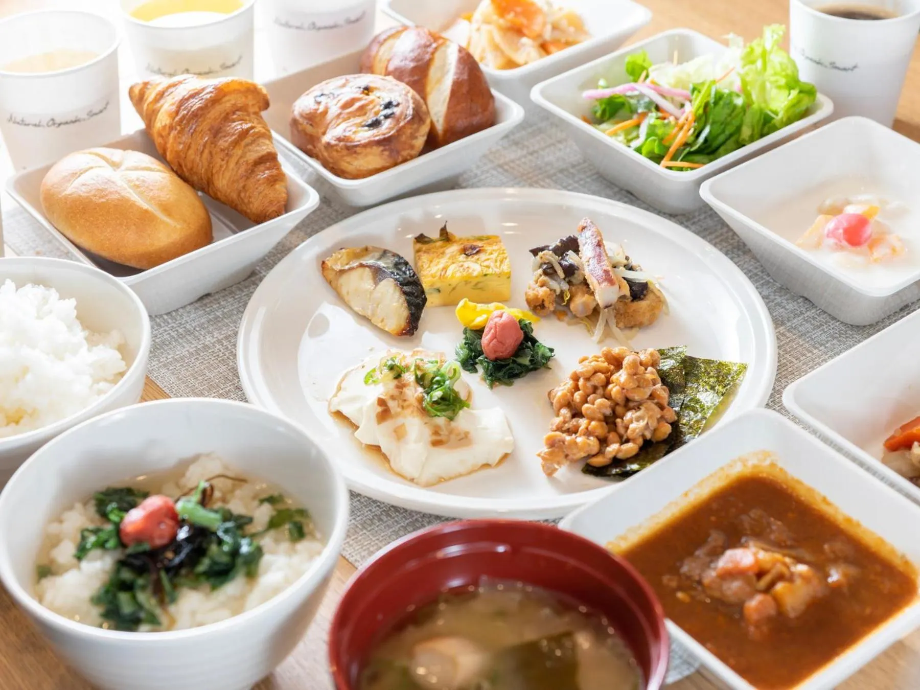 Breakfast in Super Hotel Yamaguchi Yuda Onsen