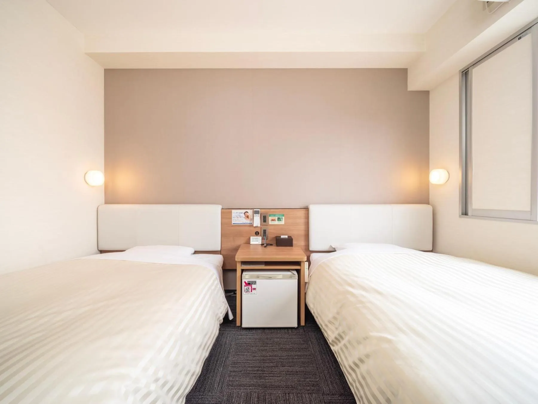 Bed in Super Hotel Yamaguchi Yuda Onsen