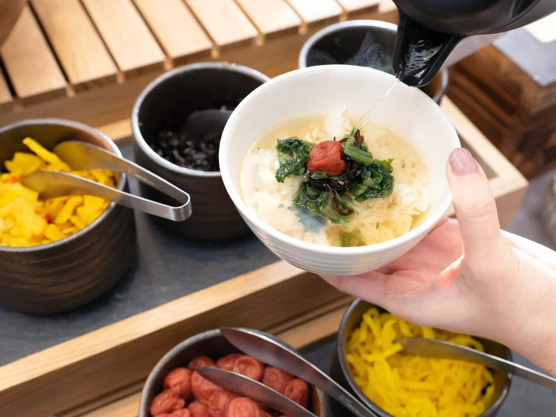 Breakfast in Super Hotel Yamaguchi Yuda Onsen