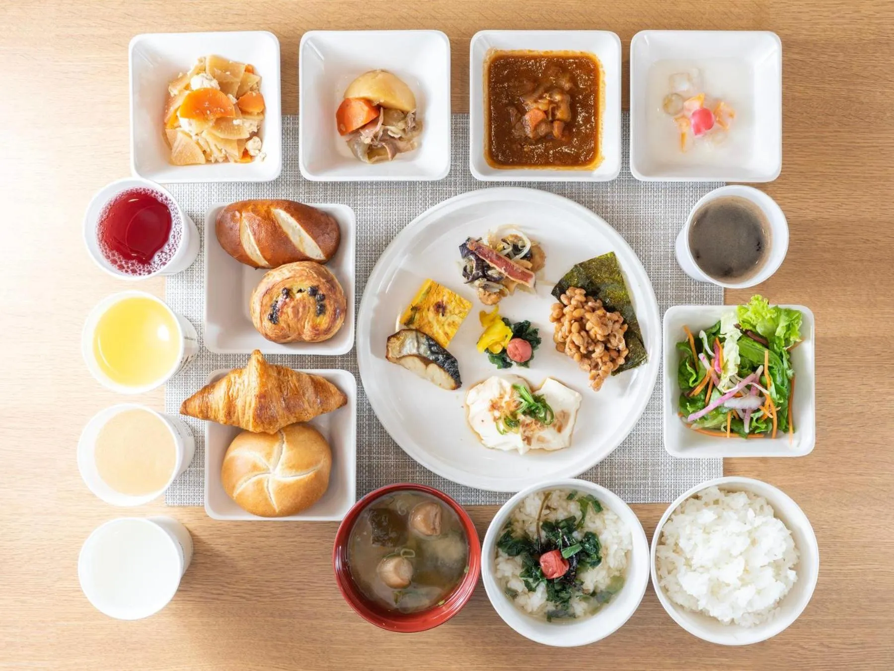 Breakfast in Super Hotel Yamaguchi Yuda Onsen