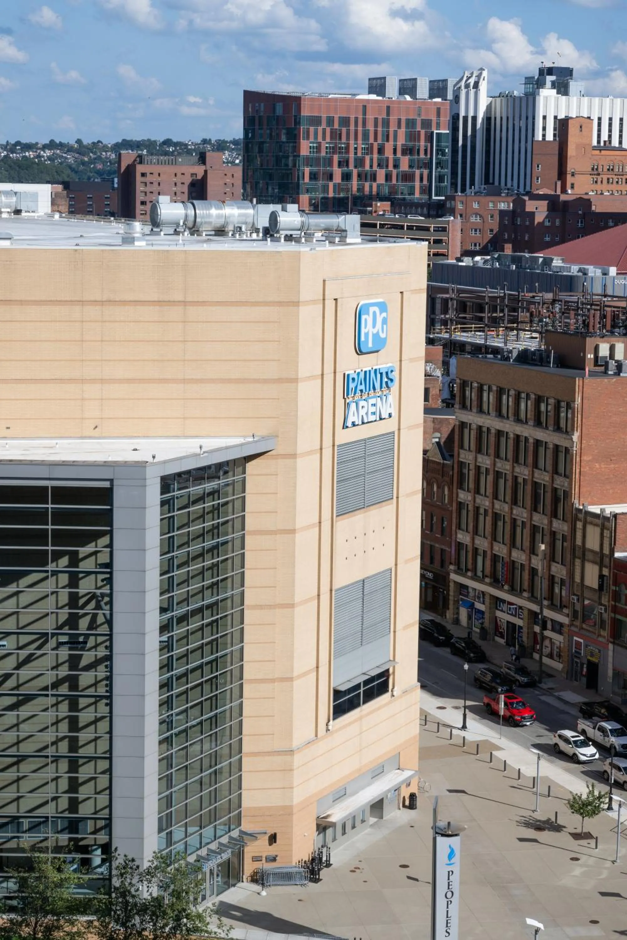 City view in Pittsburgh Marriott City Center