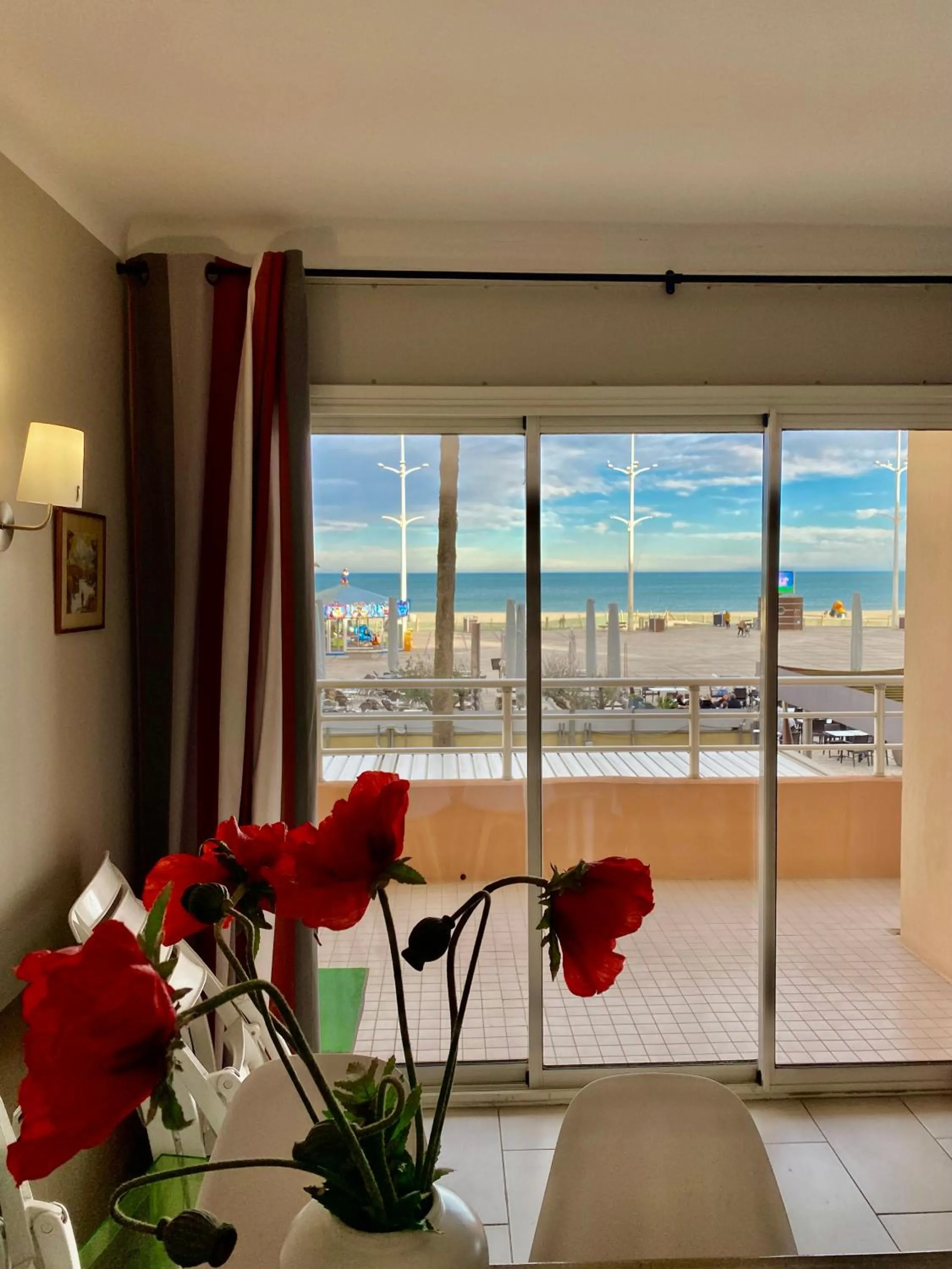 Balcony/Terrace in Appartement Front de Mer
