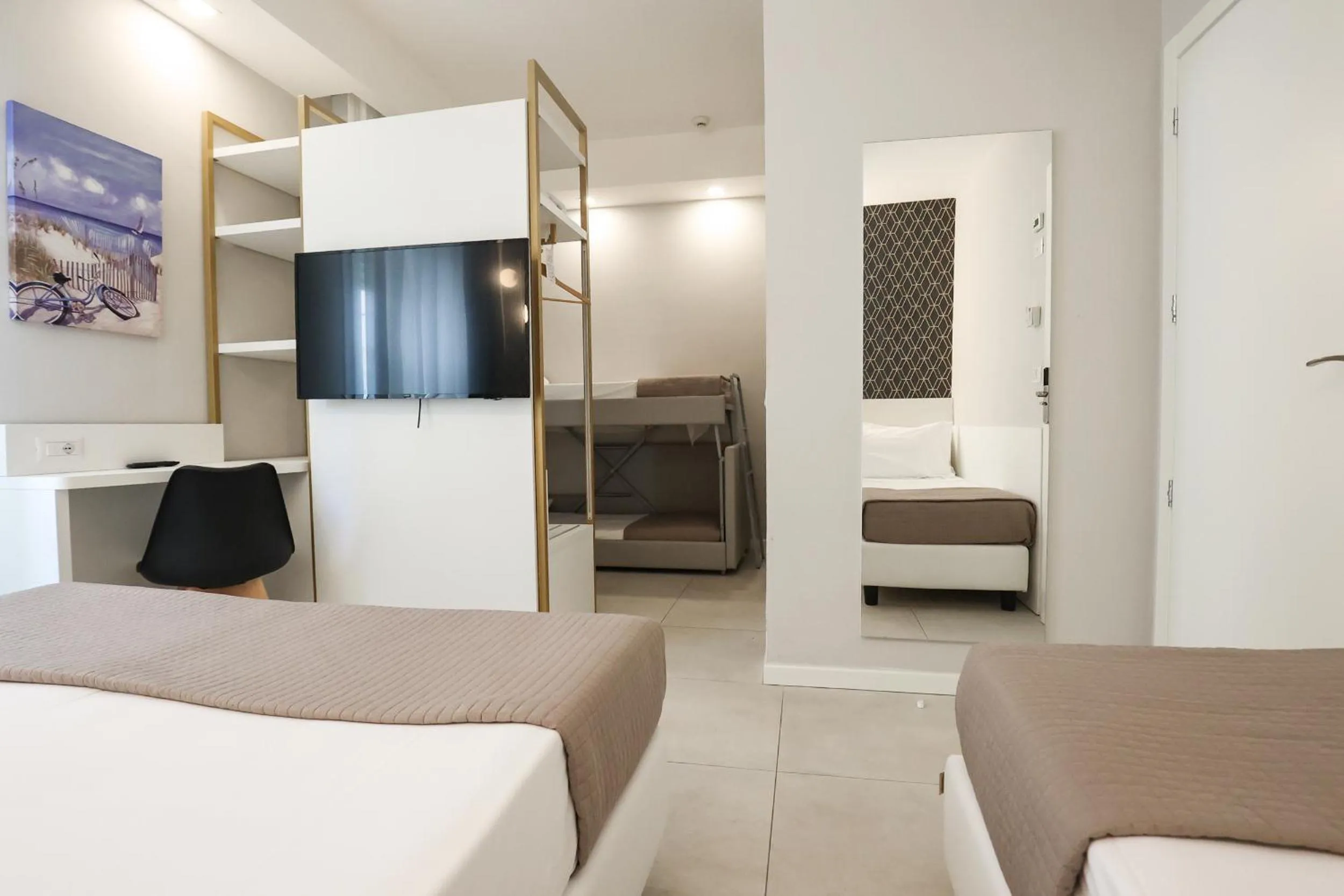 Bed in Hotel Cenisio