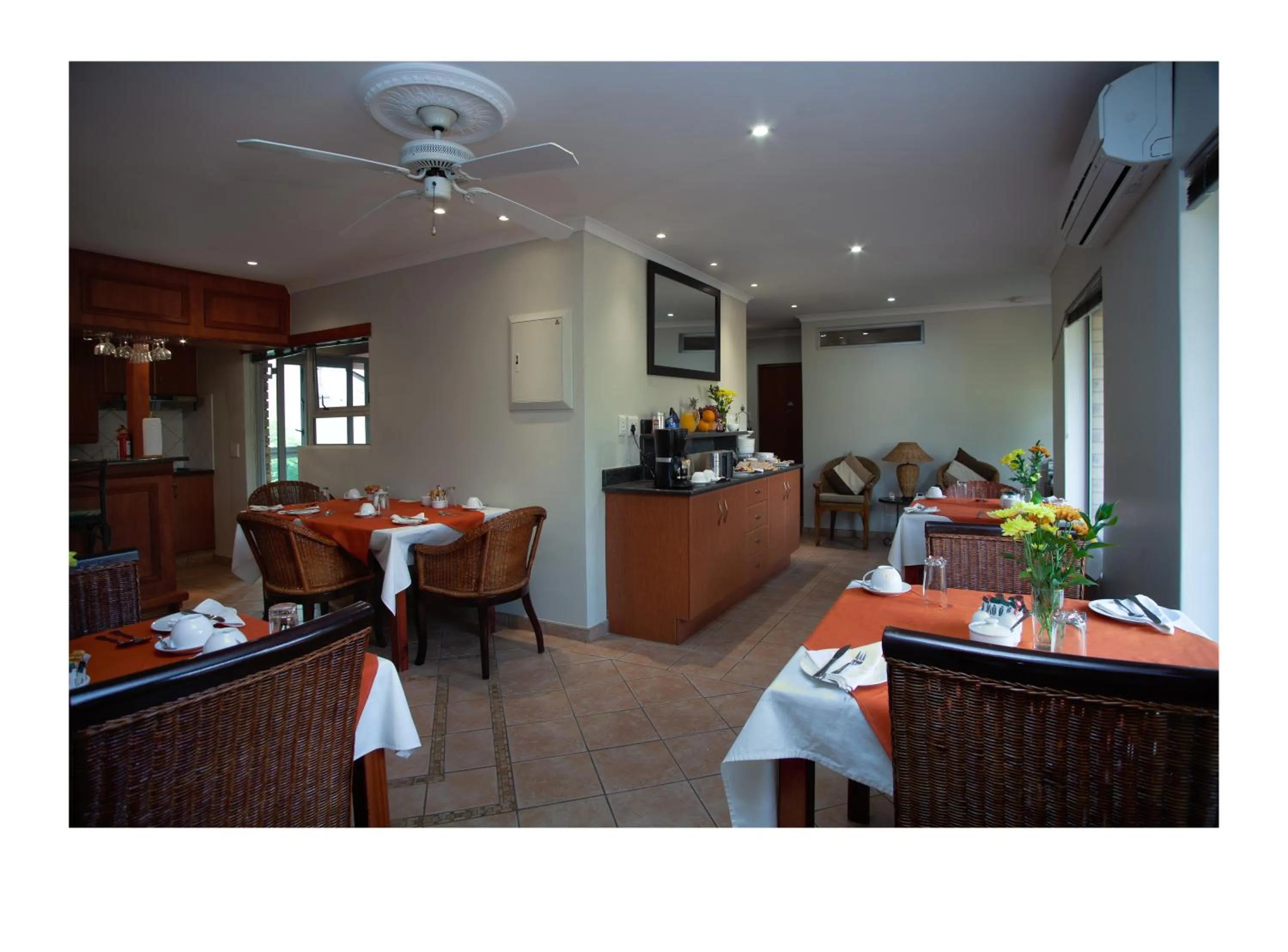 Dining area in The Monte Carlo