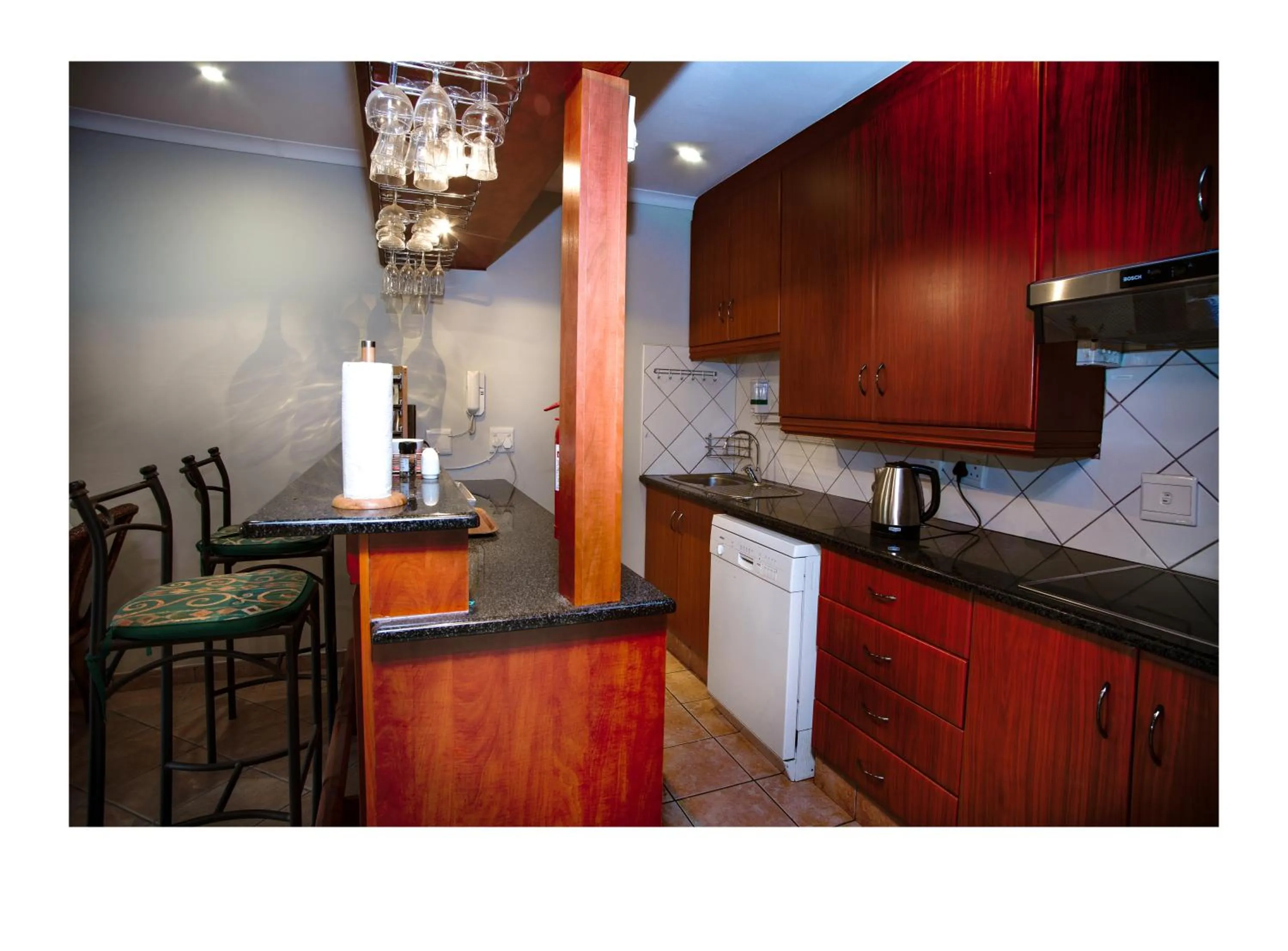 Communal kitchen in The Monte Carlo