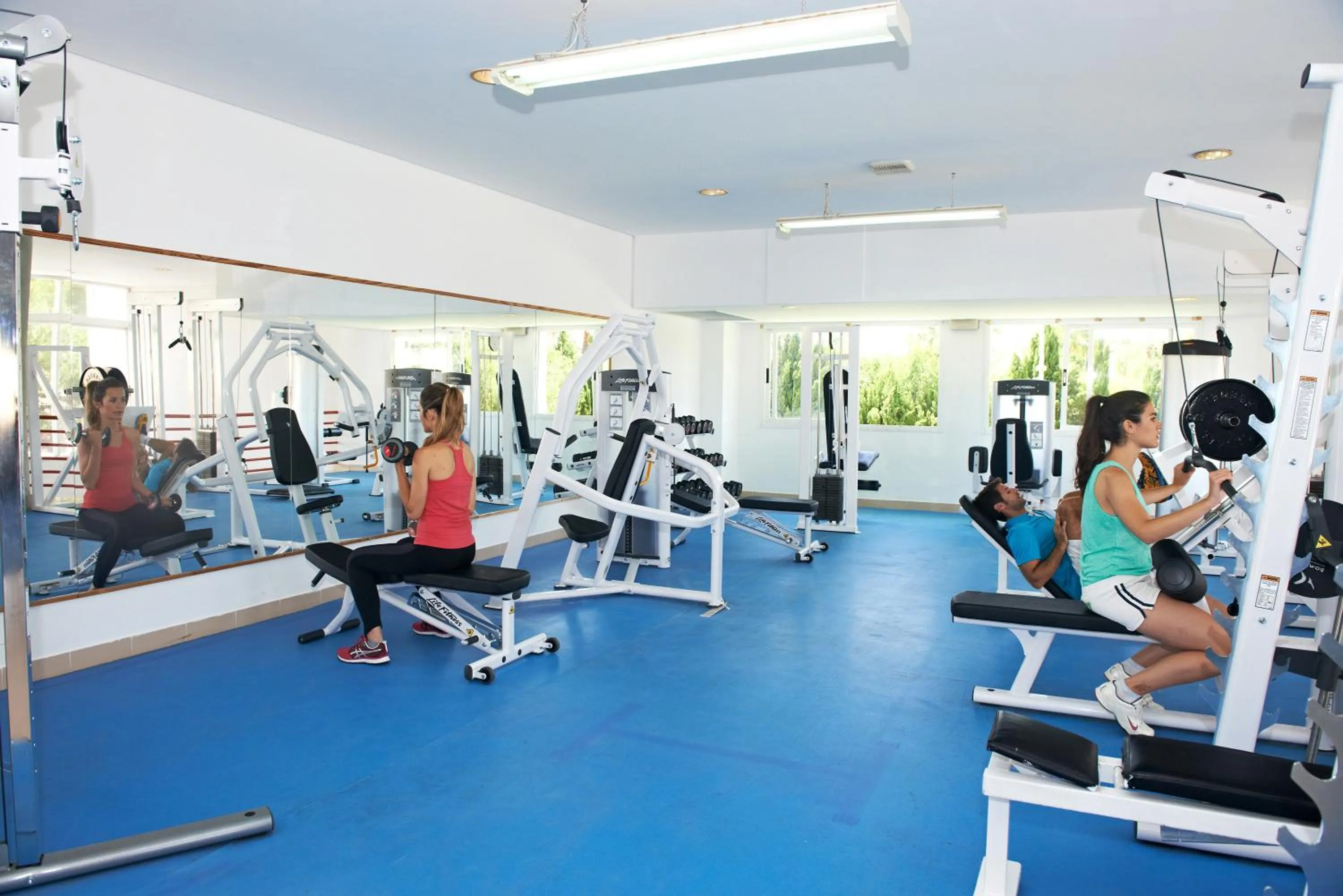 Fitness centre/facilities in Hipotels Mediterraneo Club