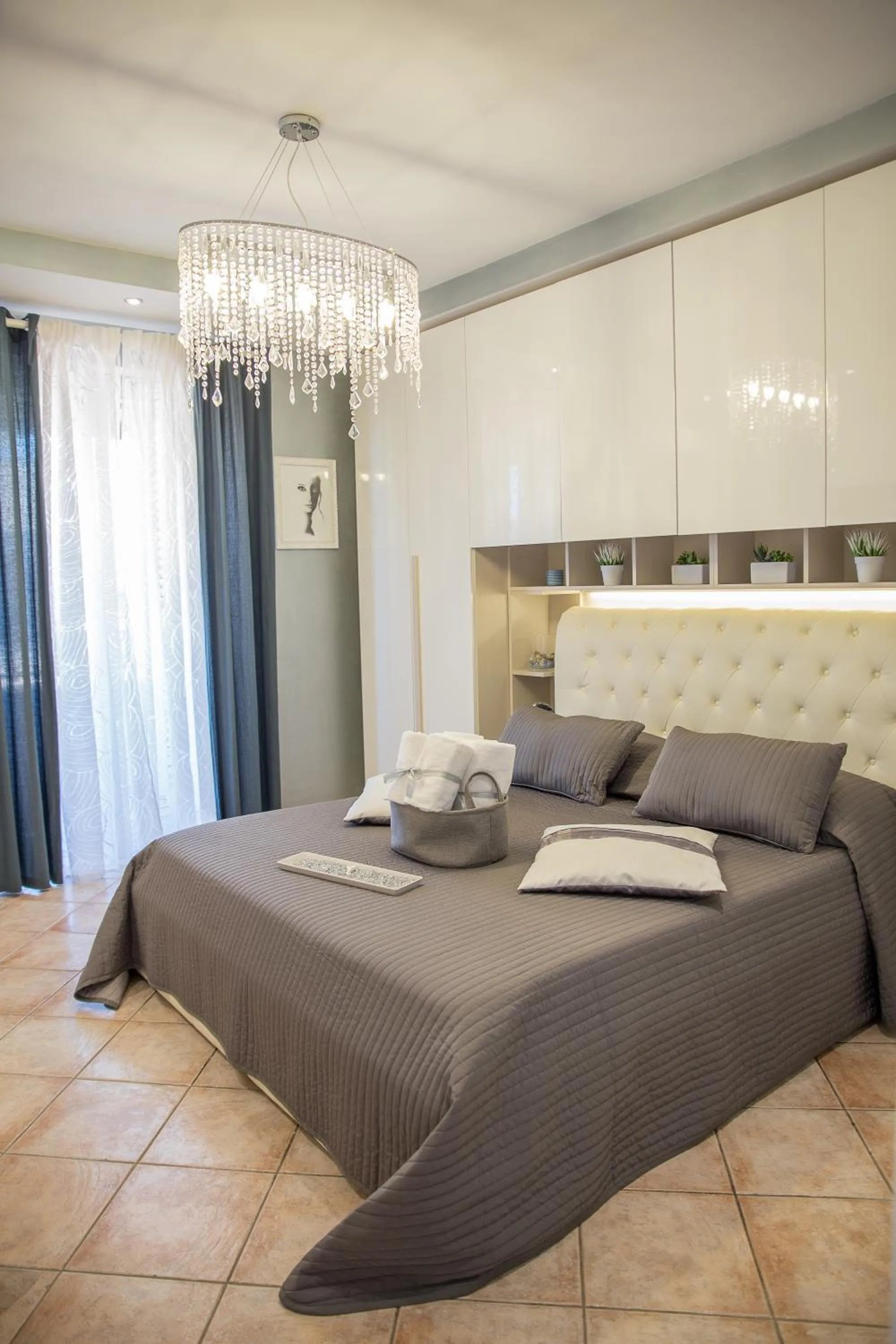 Bedroom, Bed in Villa Erasi