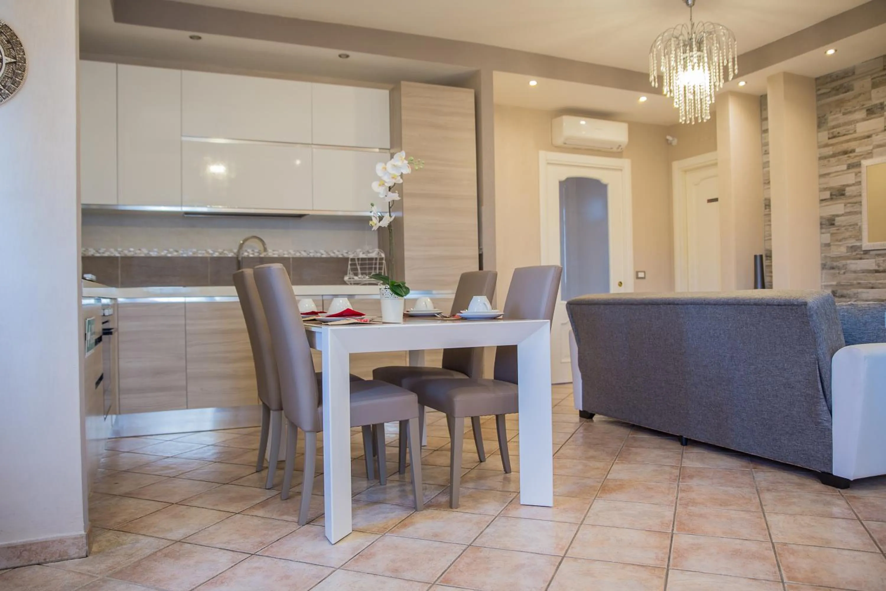 Seating area in Villa Erasi