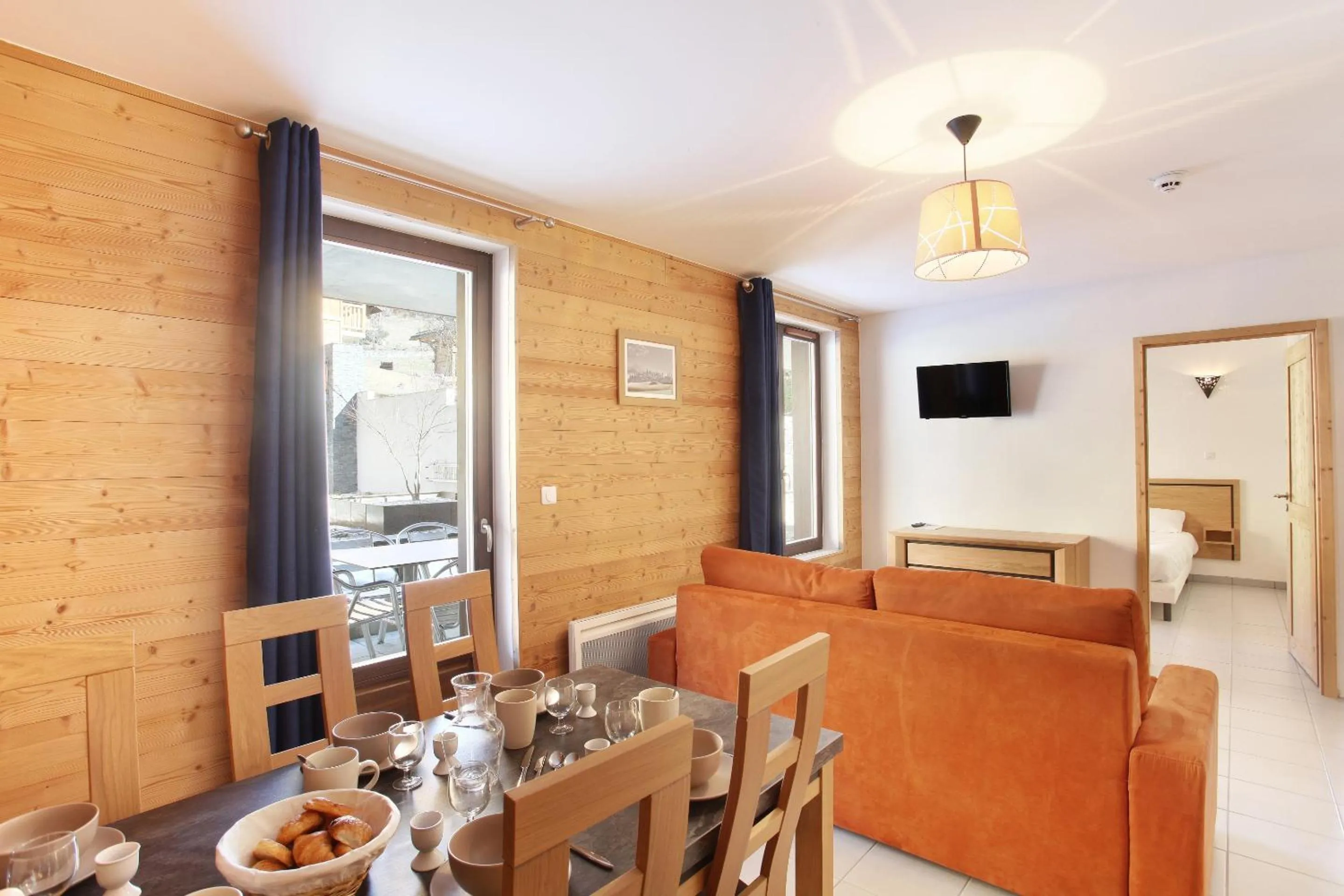 Living room in Résidence et Spa Odalys Mendi Alde