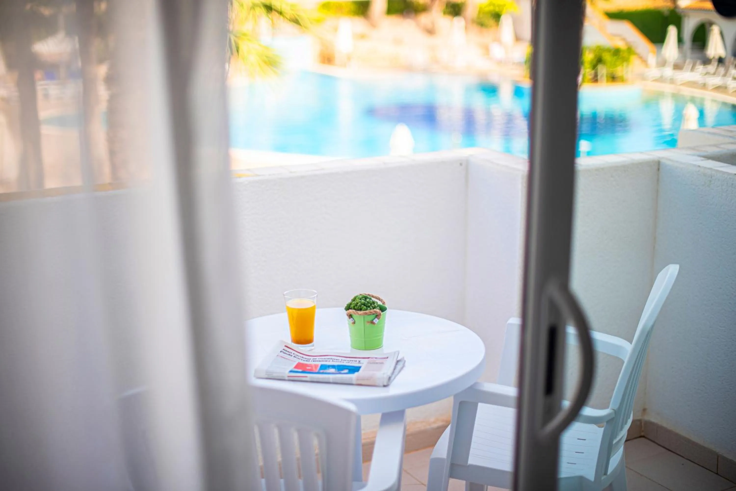 Pool view in Blau Punta Reina