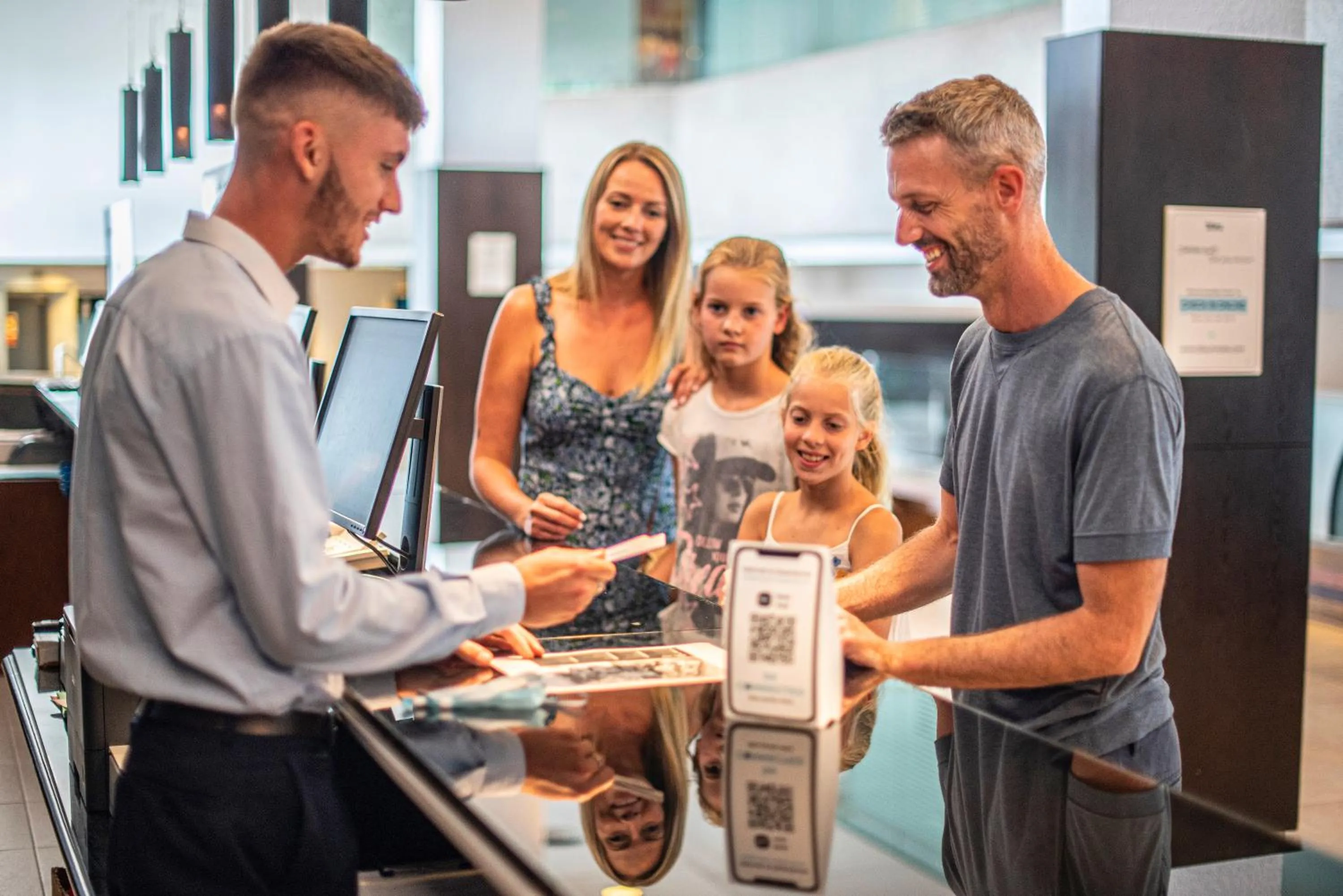 Lobby or reception in Blau Punta Reina