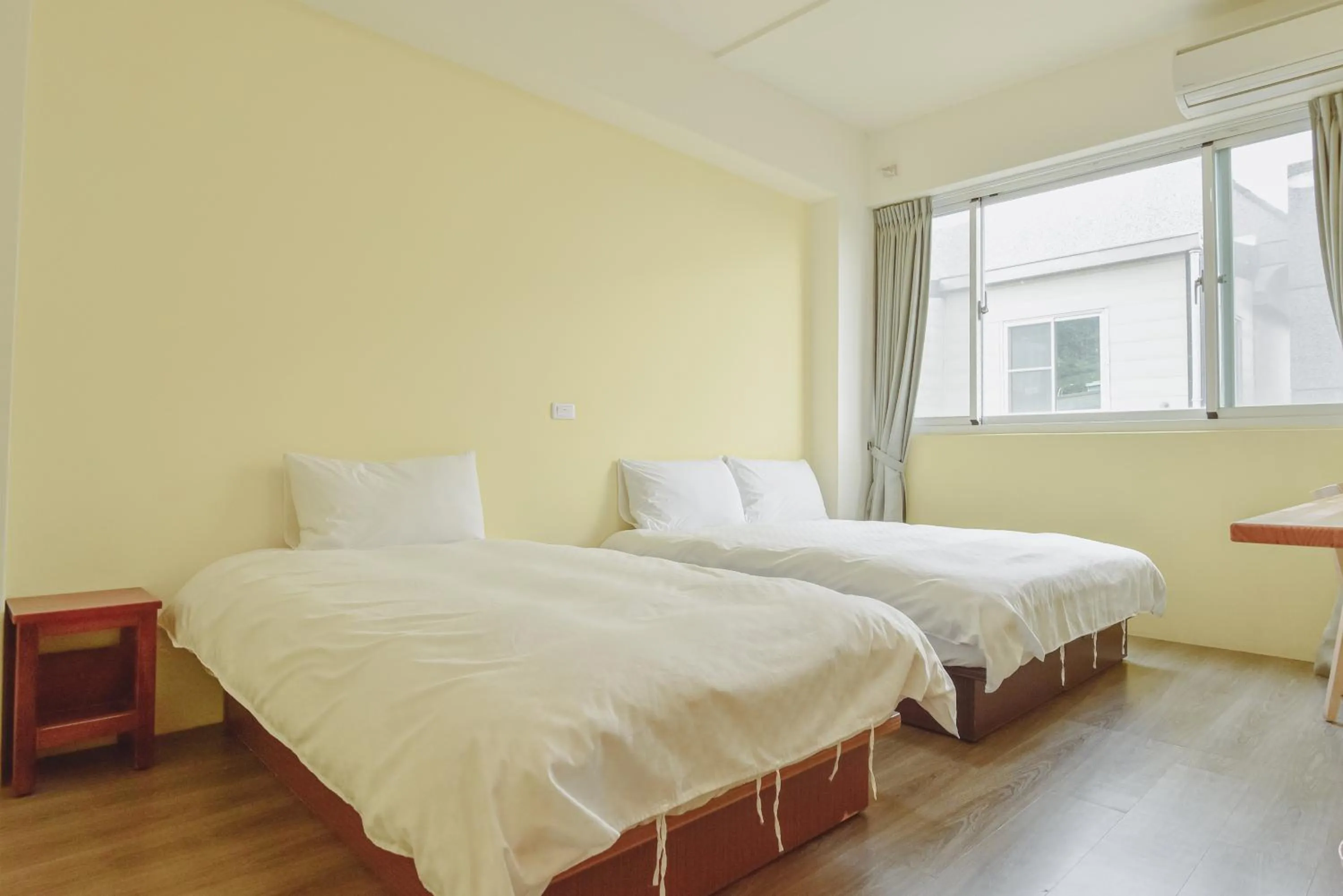 Bed in Siang Jhan B&B