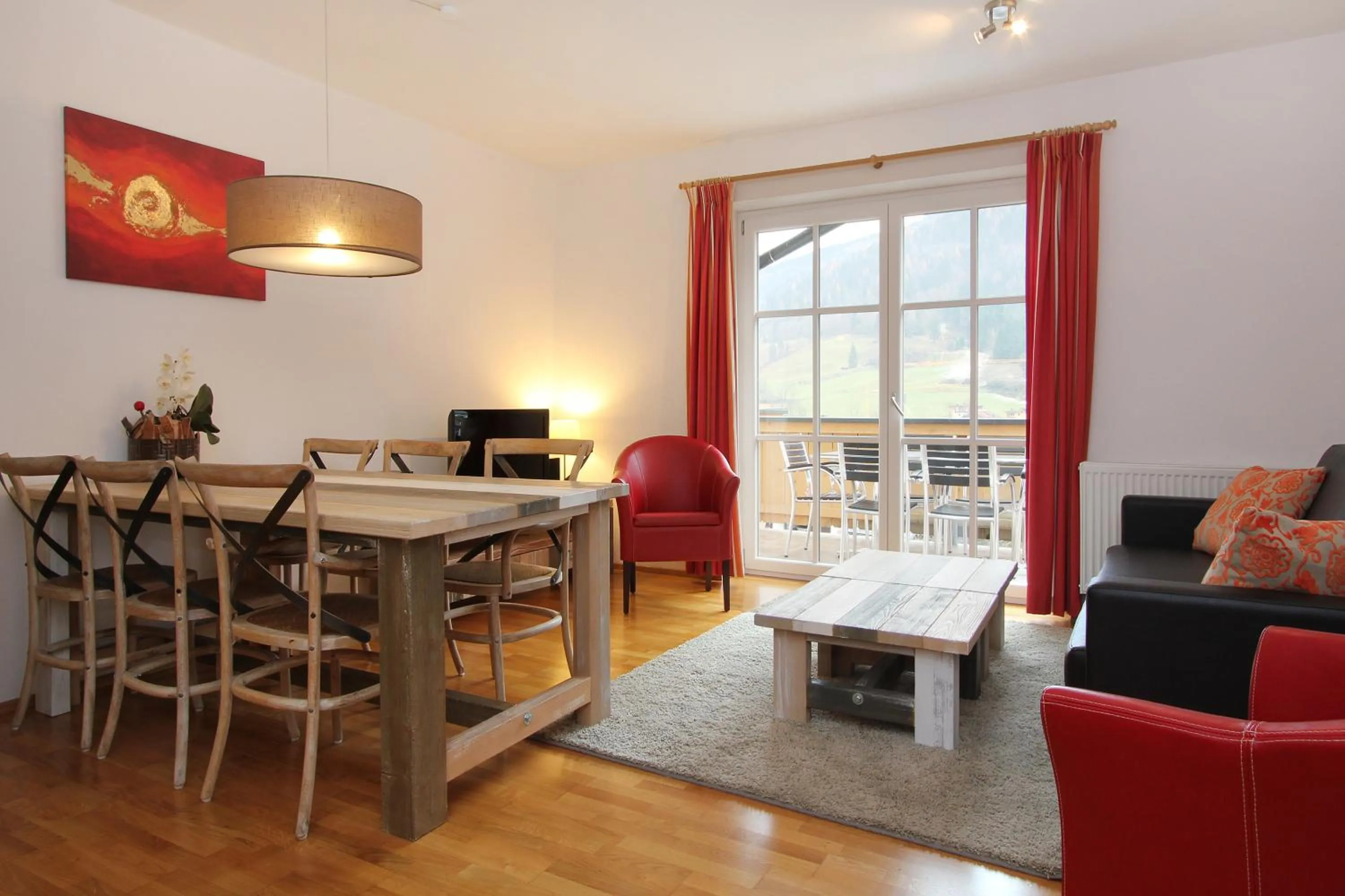 Living room in Alpine Resort by Alpin Rentals