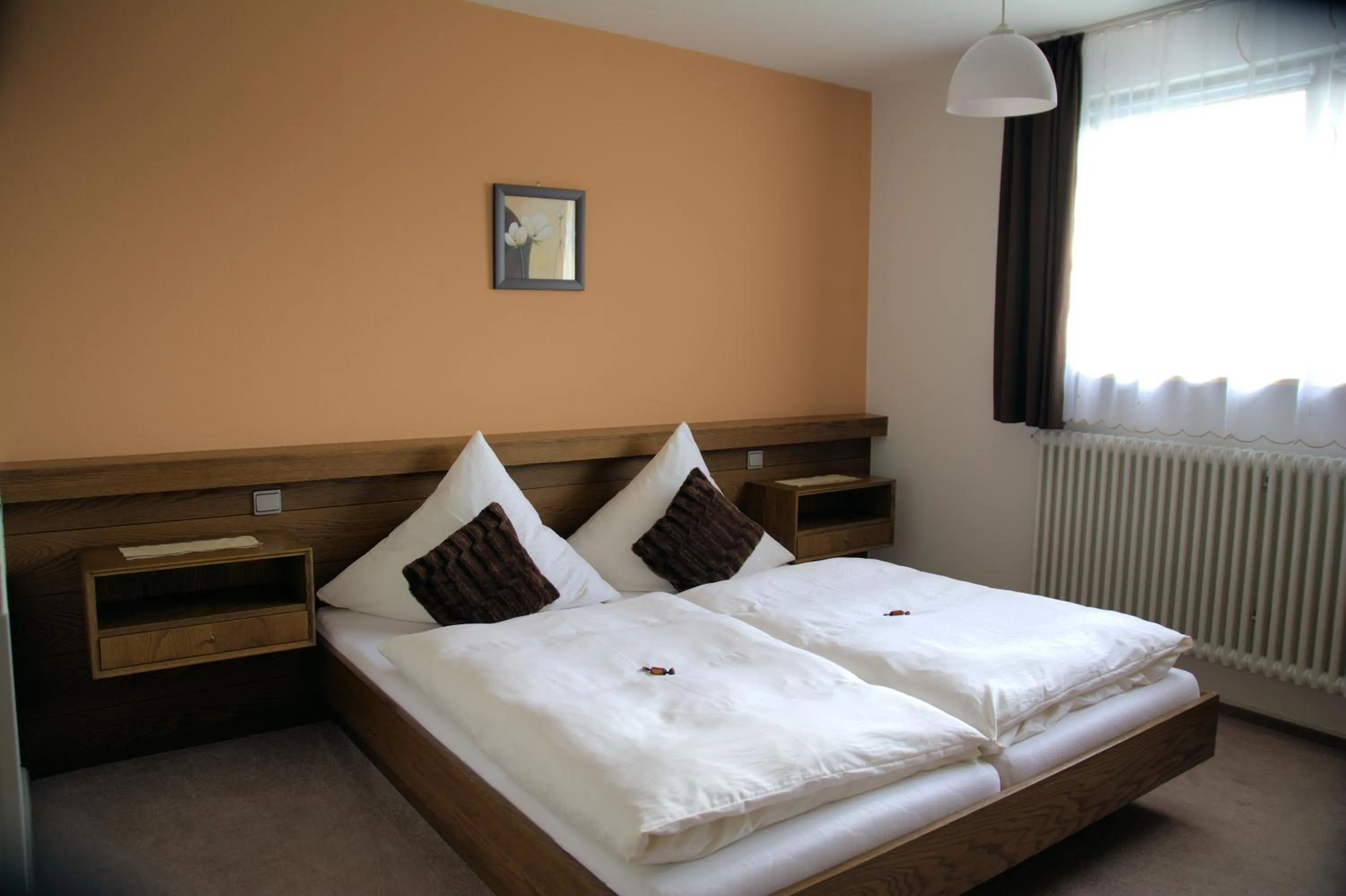 Bedroom, Bed in Gasthaus Finken
