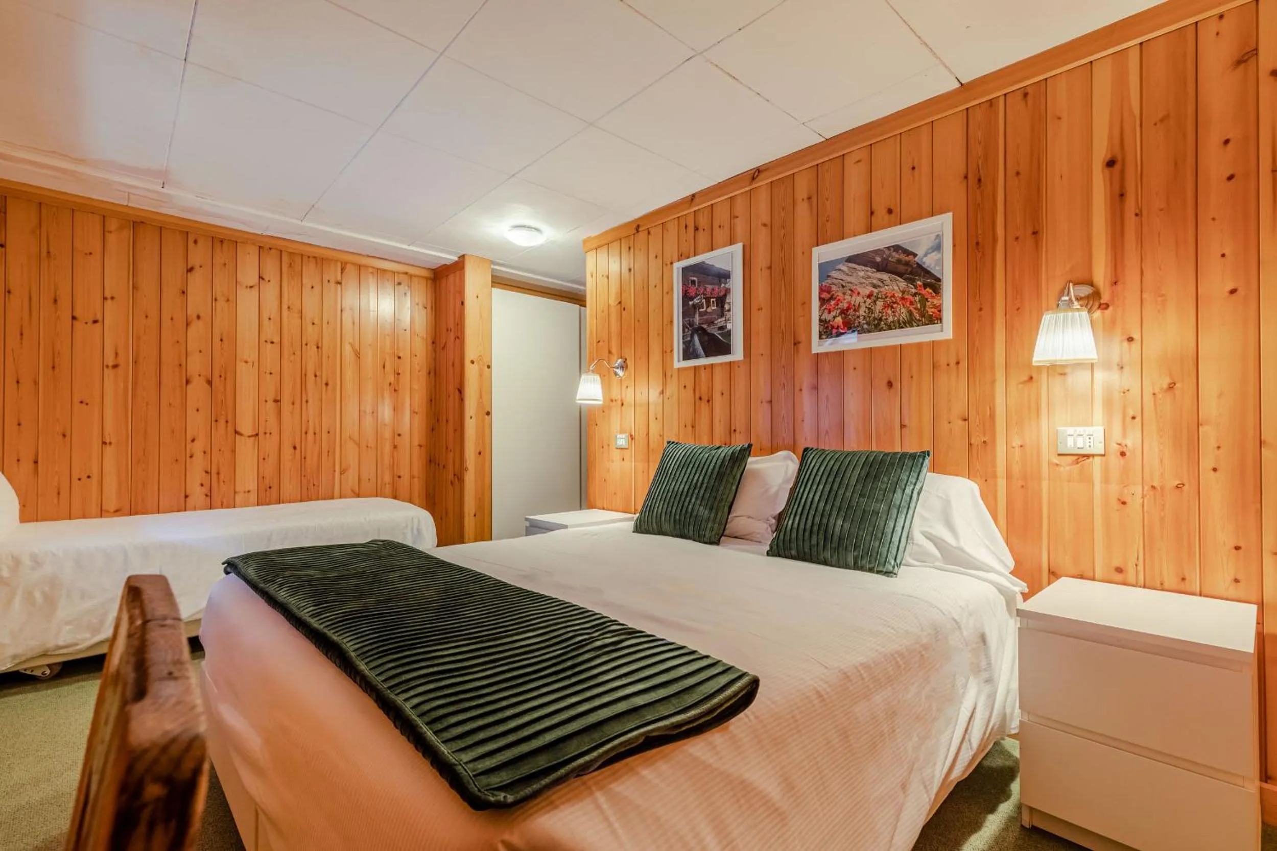 Photo of the whole room, Bed in Hotel Signal