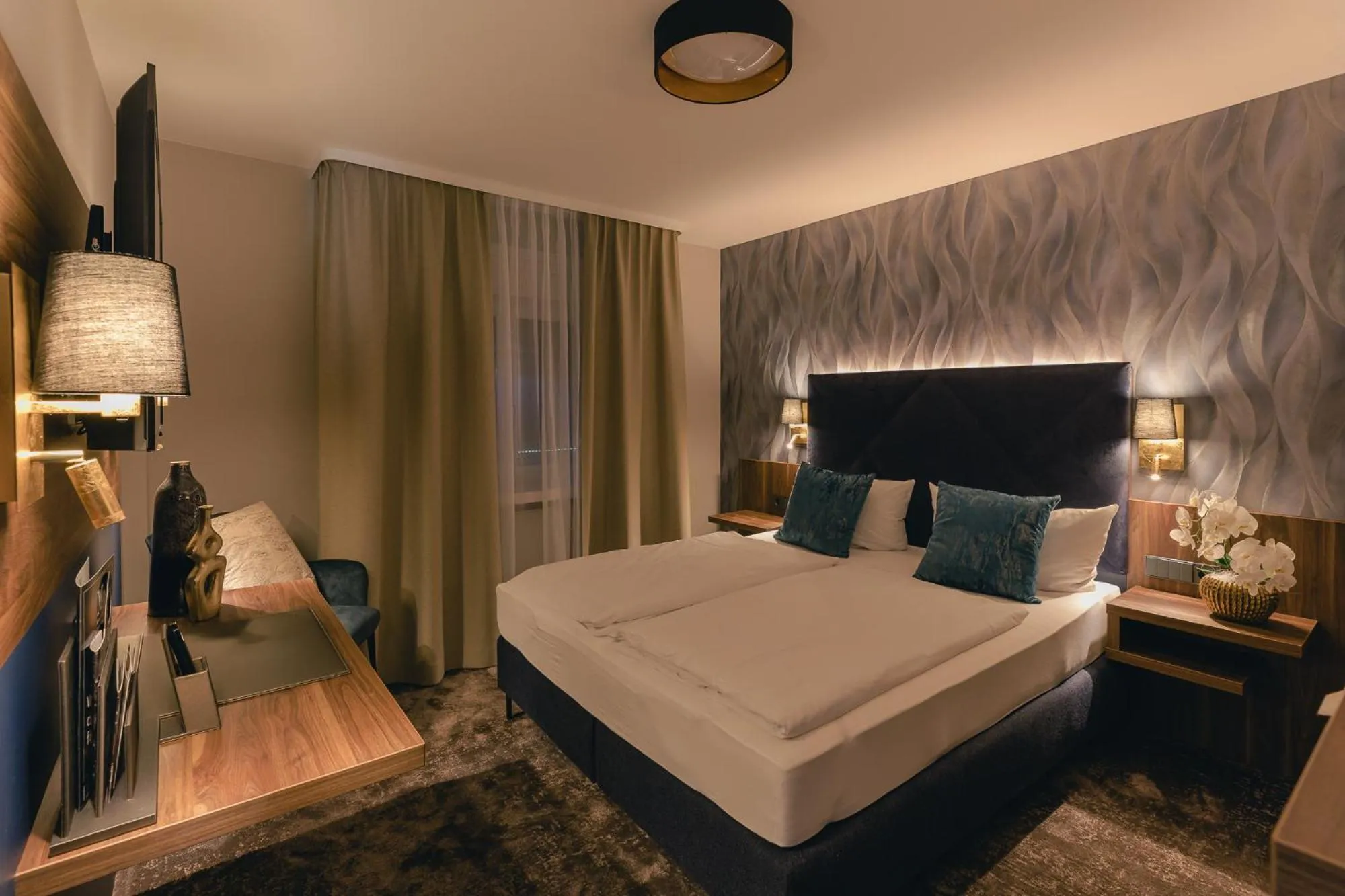 Bed in Hotel & Restaurant Rose