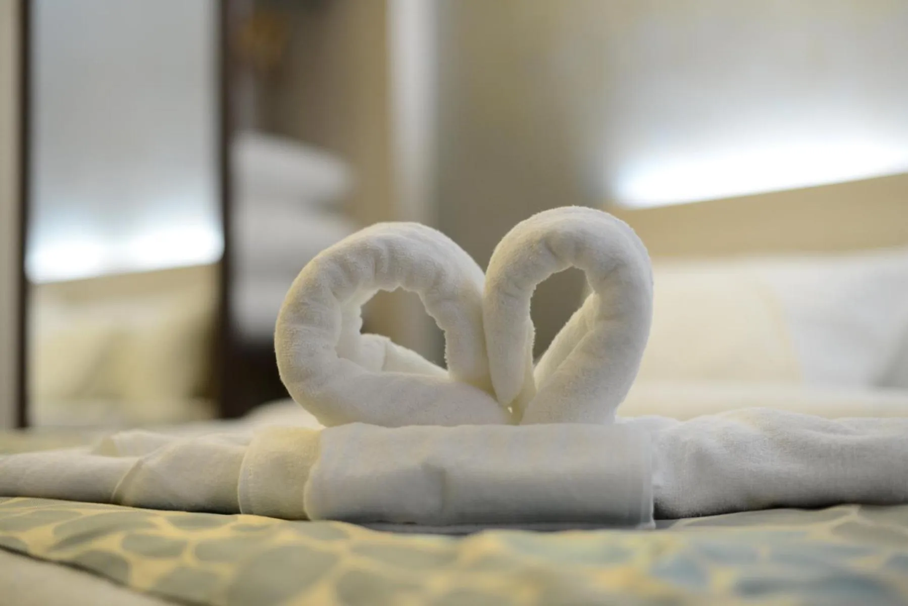 Bed in Samudra Hotel Kuching