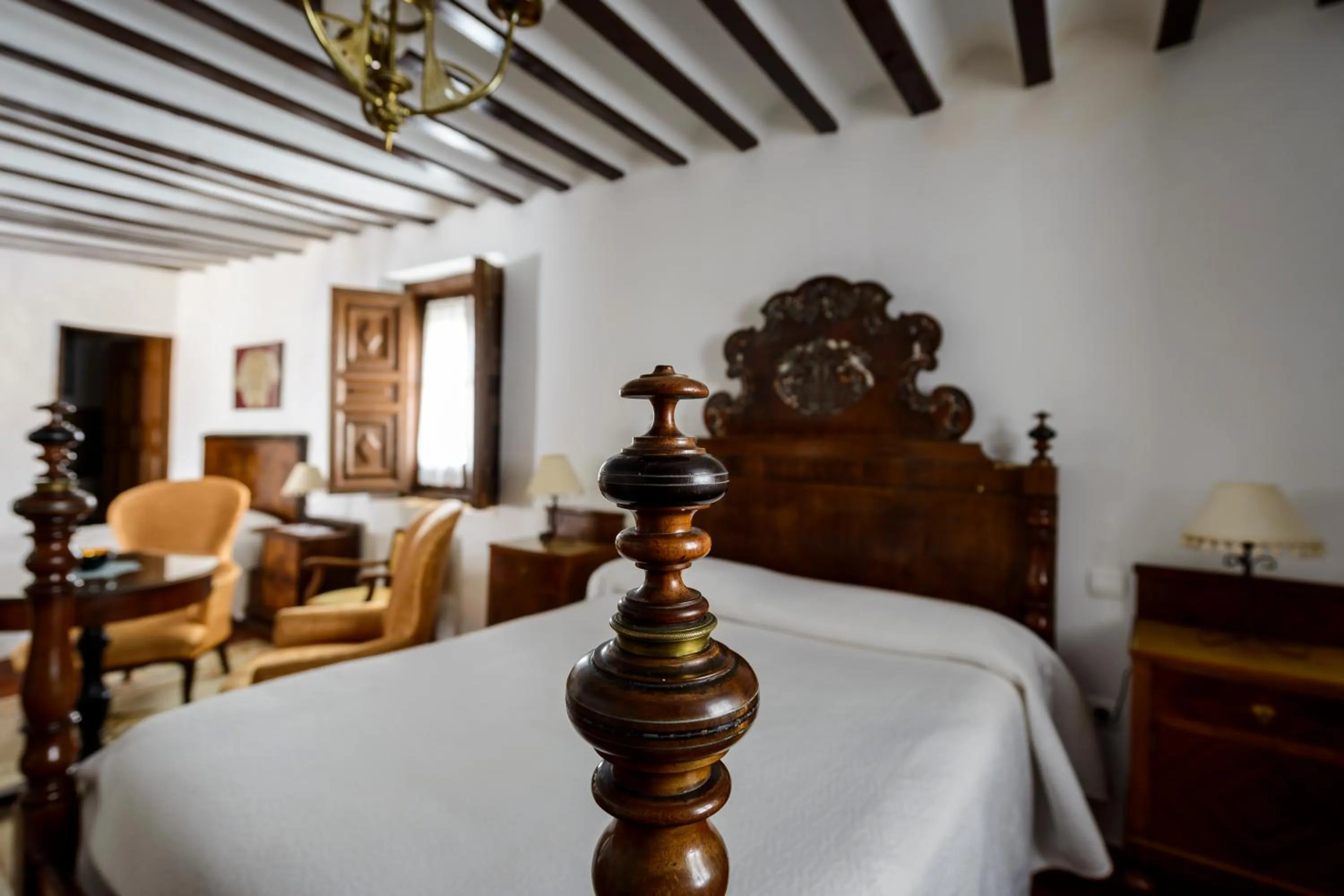 Decorative detail, Bed in Hotel Rural Tia Pilar