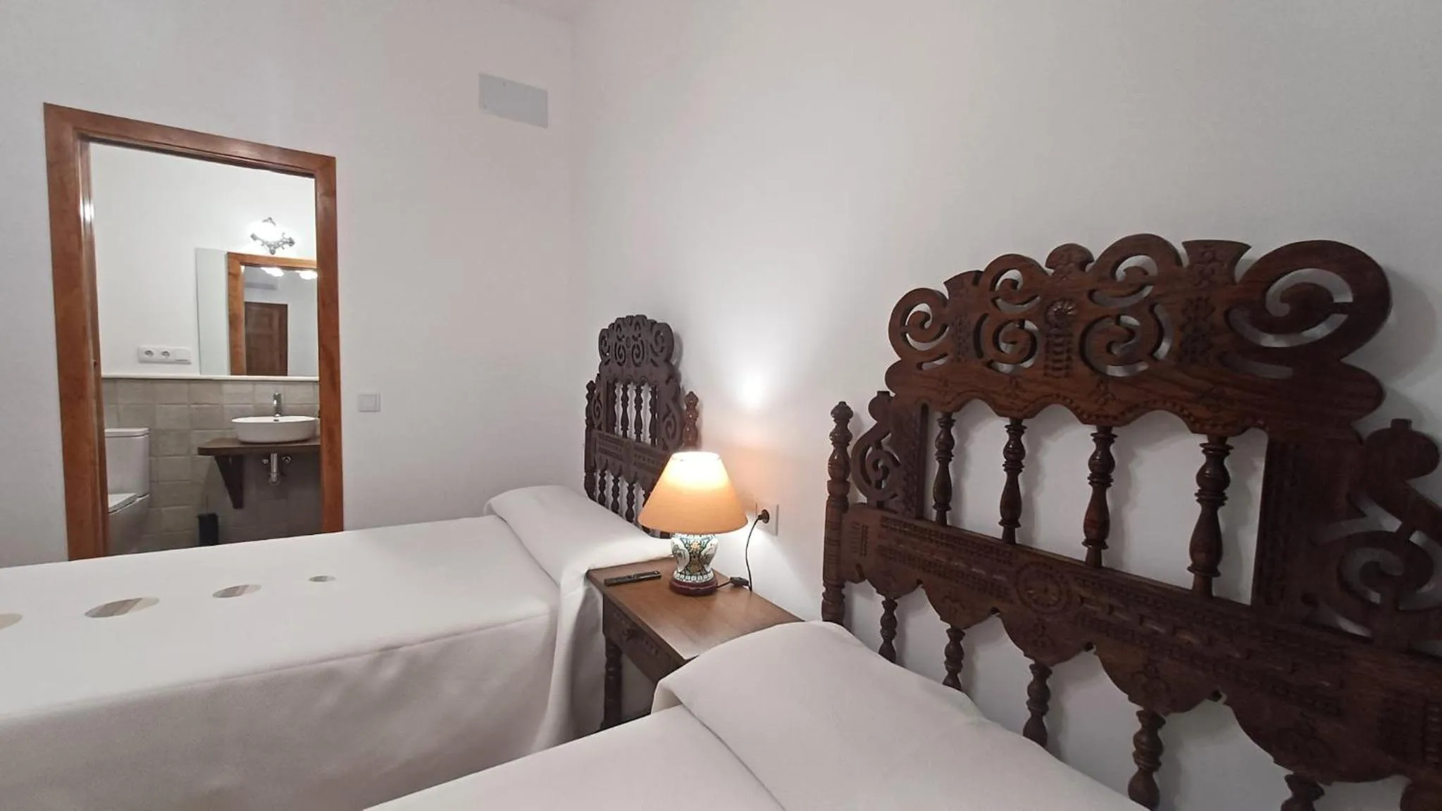 Bed in Hotel Rural Tia Pilar