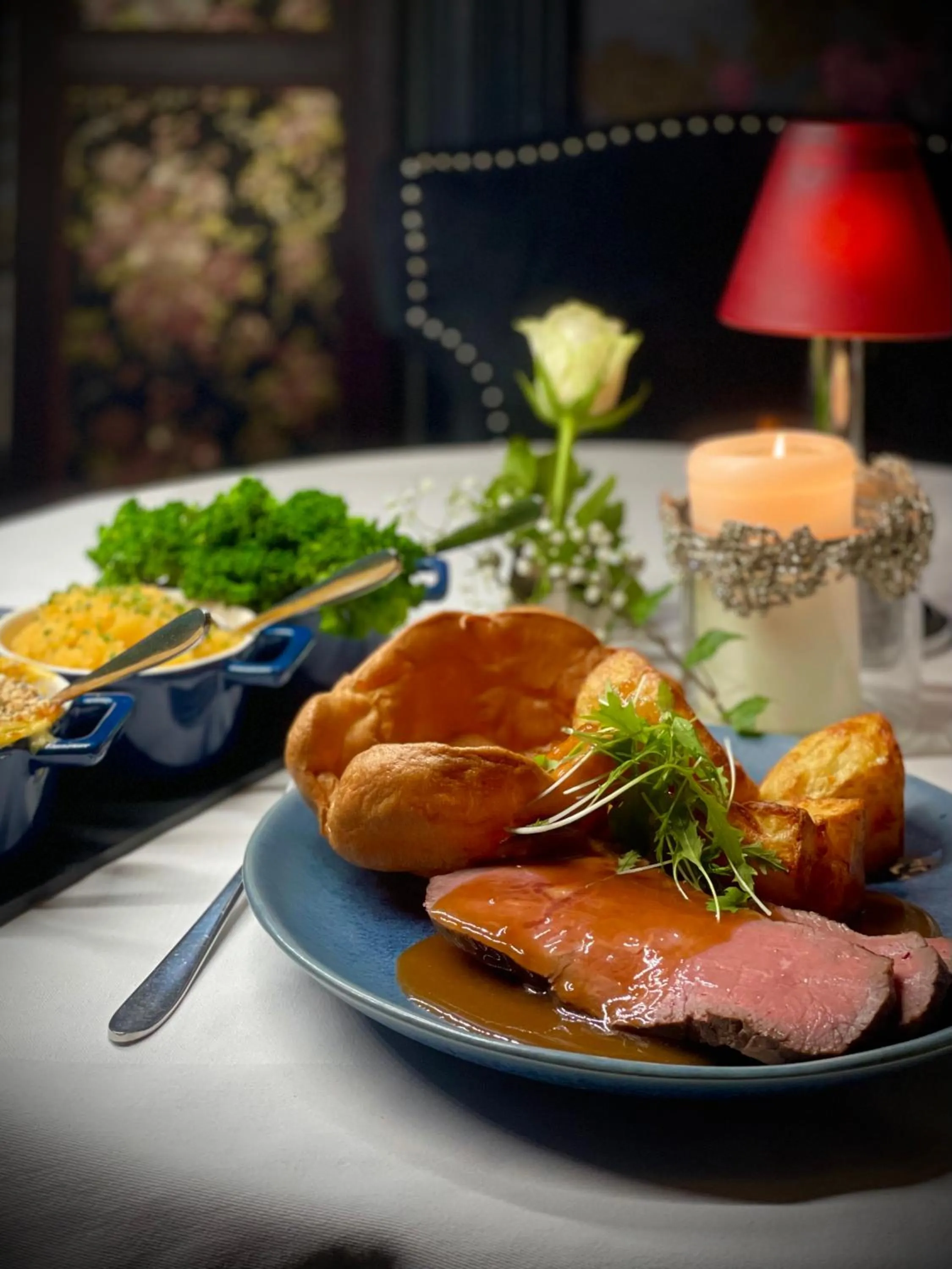 Food close-up in Brockley Hall Hotel