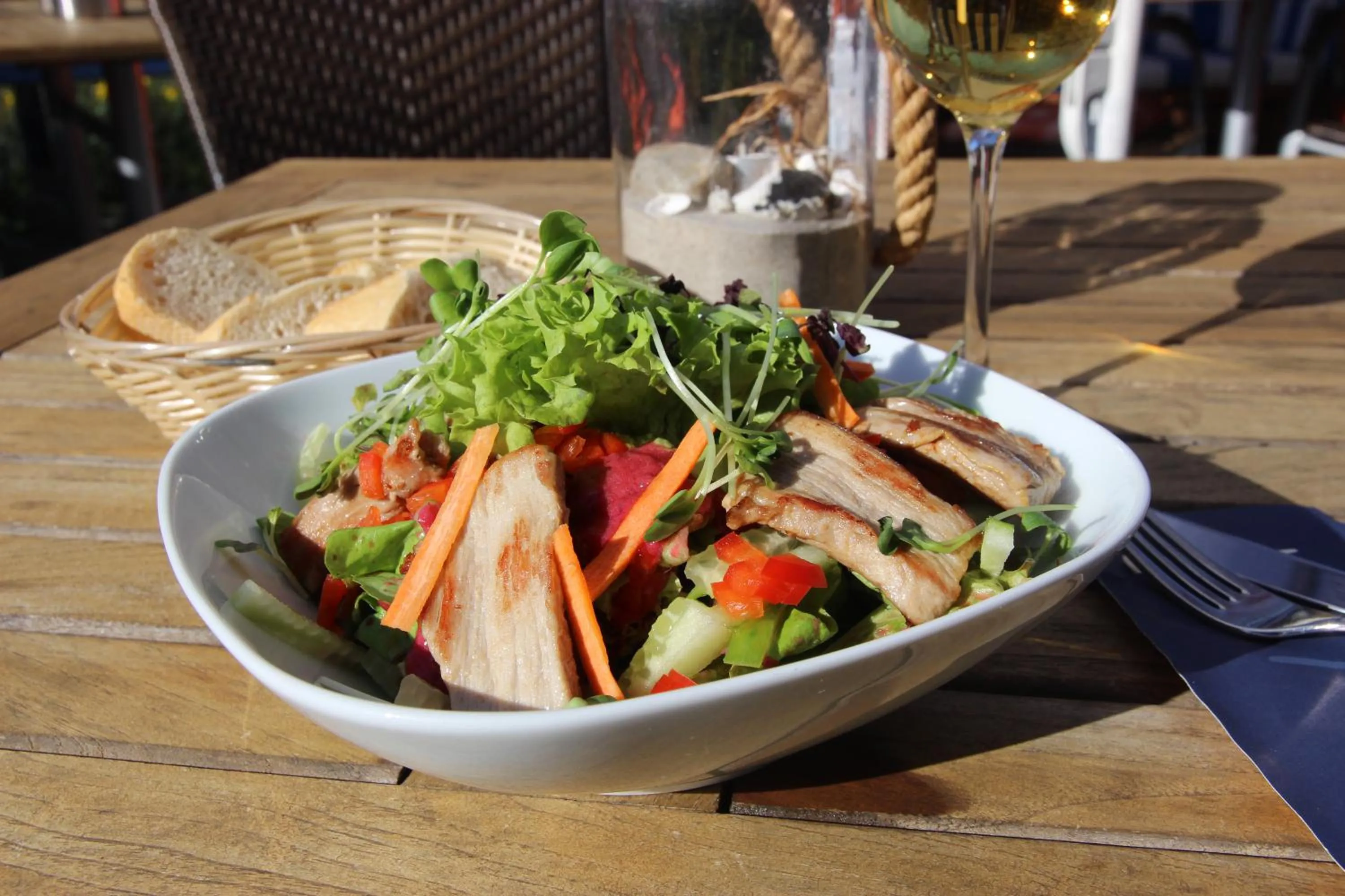 Food close-up in Hotel & Restaurant Seebrücke