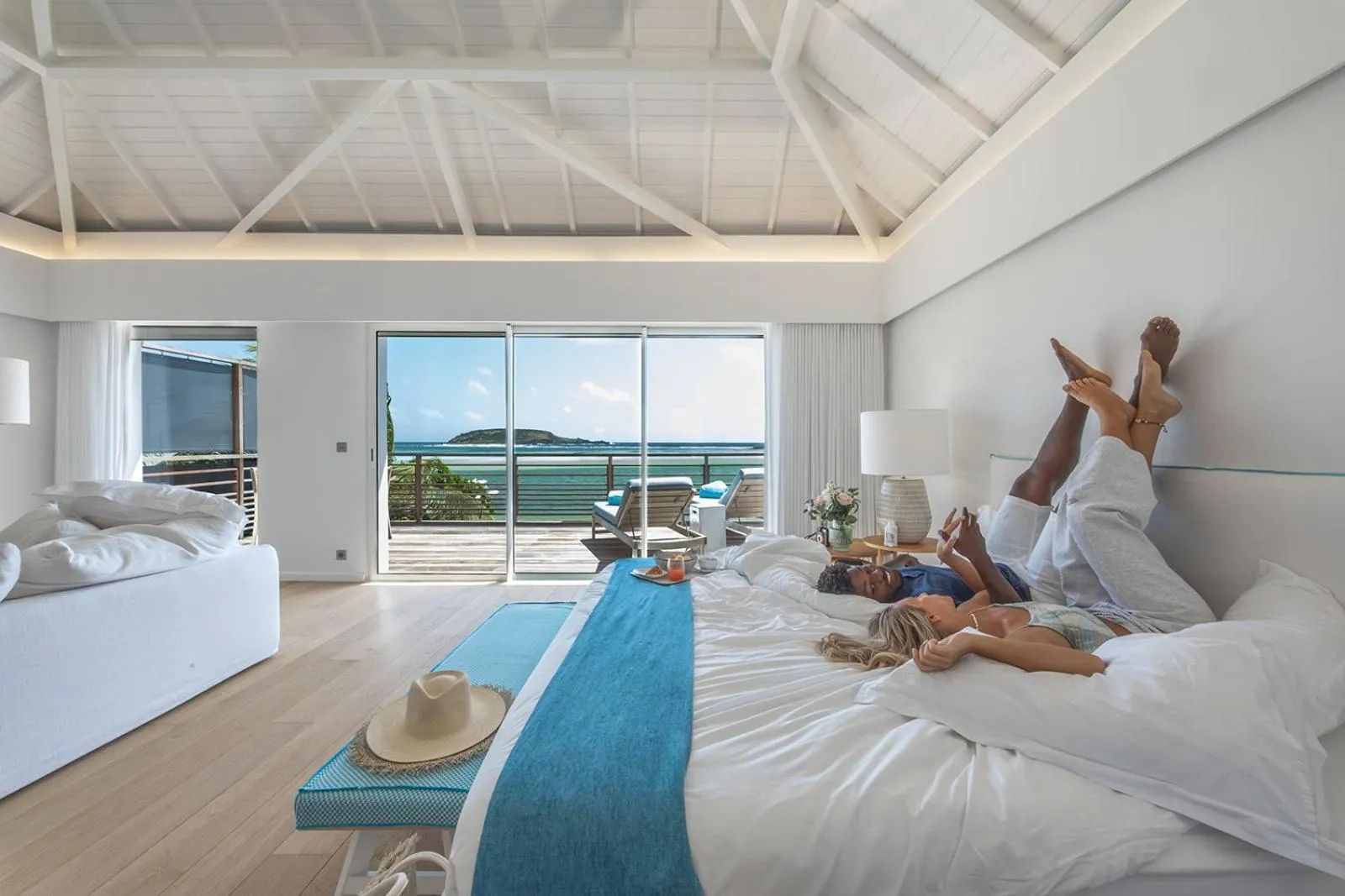 Bedroom, Bed in Le Barthélemy Hotel & Spa