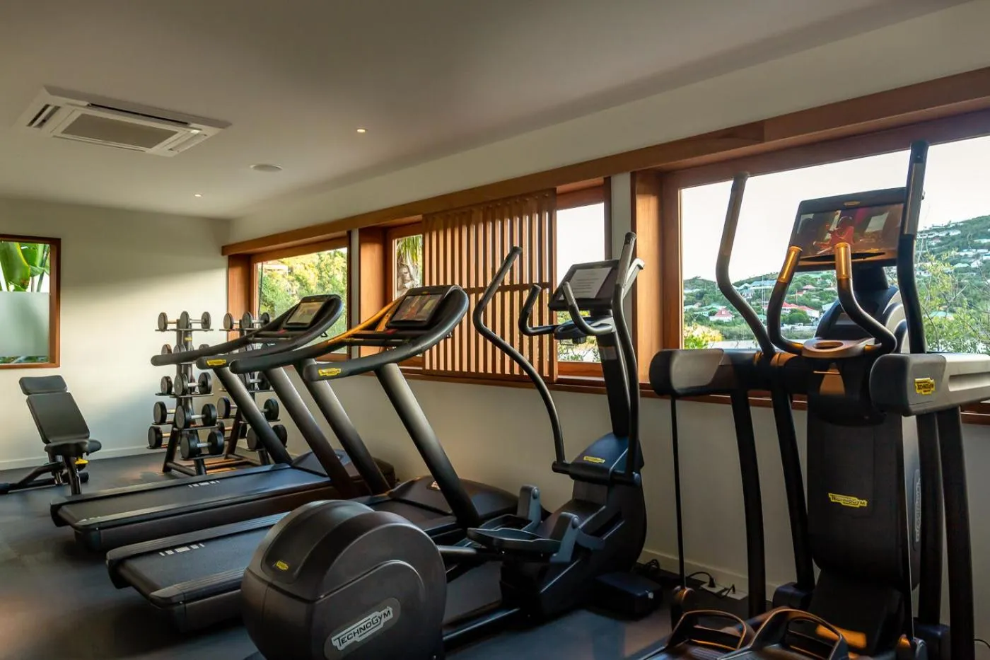 Fitness centre/facilities in Le Barthélemy Hotel & Spa